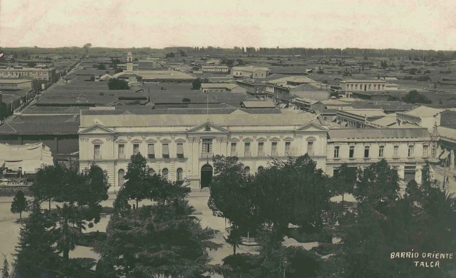 Barrio oriente de Talca ca. 1920