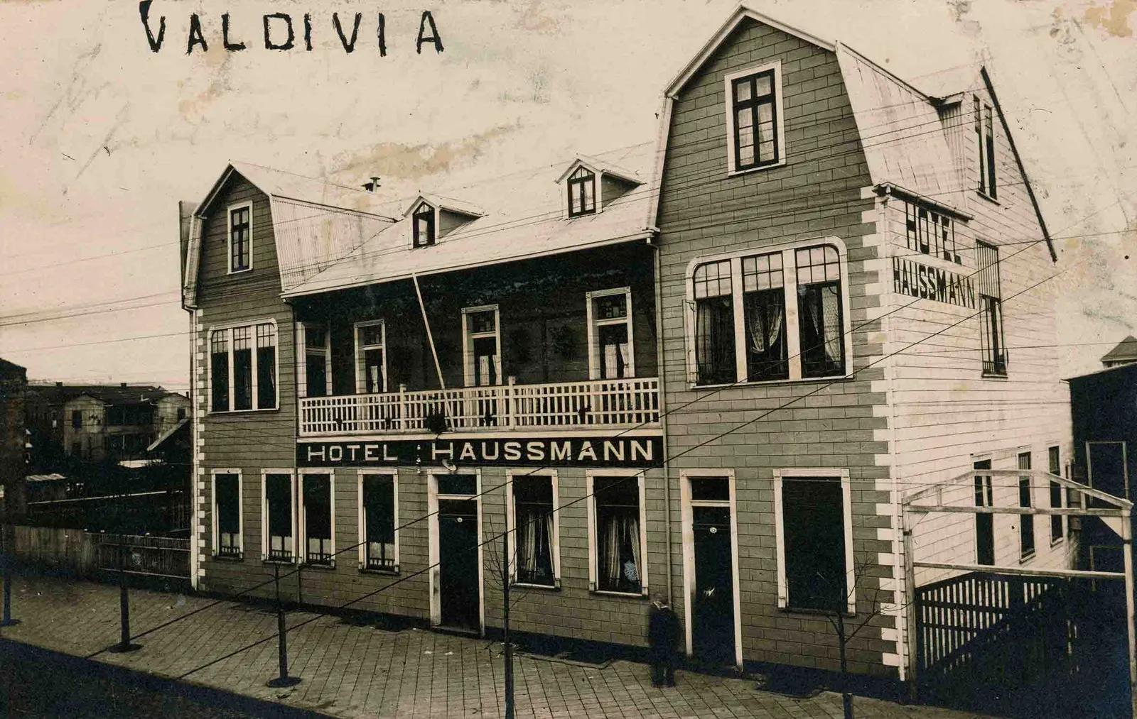 Hotel Haussmann de Valdivia ca. 1930