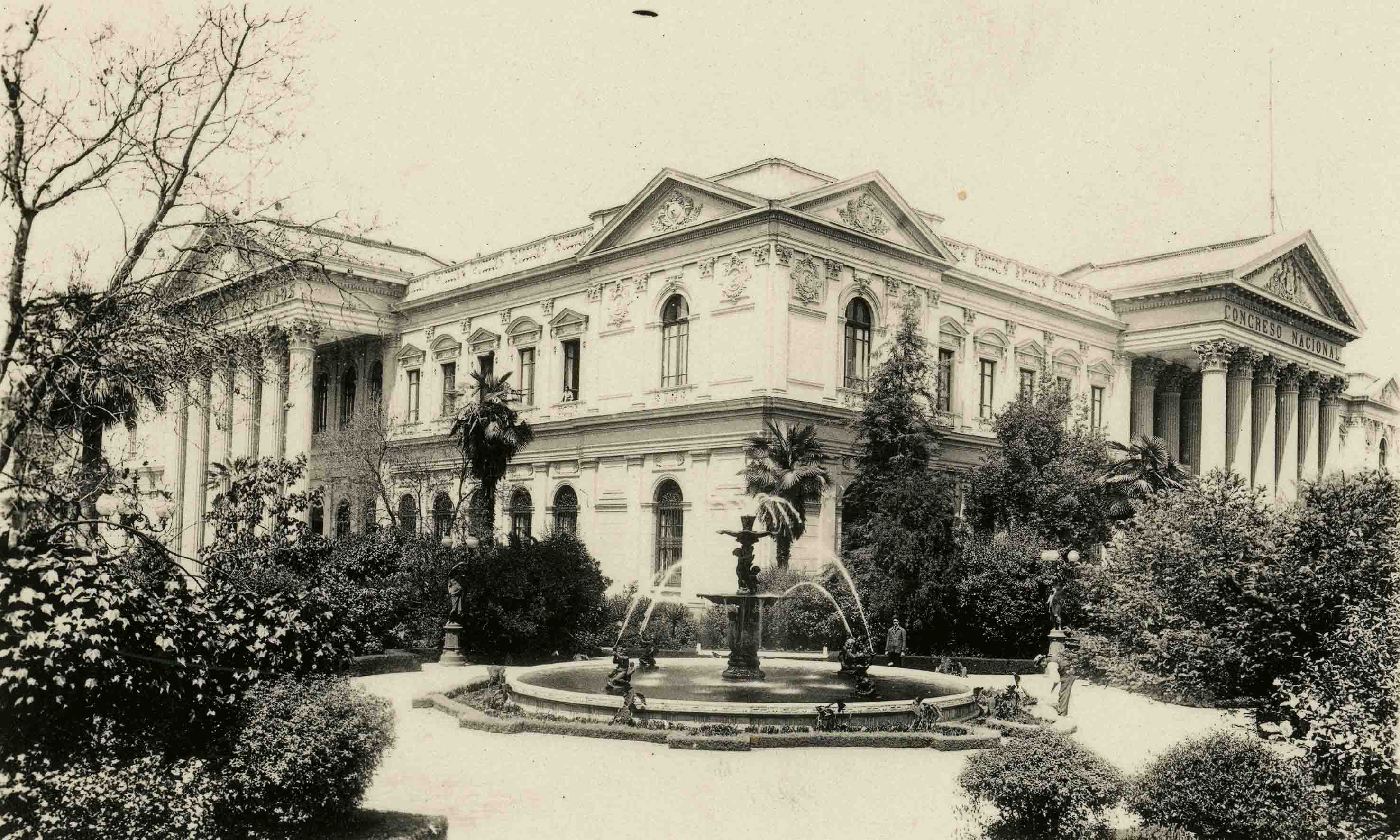 Jardines del Ex Congreso, ca. 1915