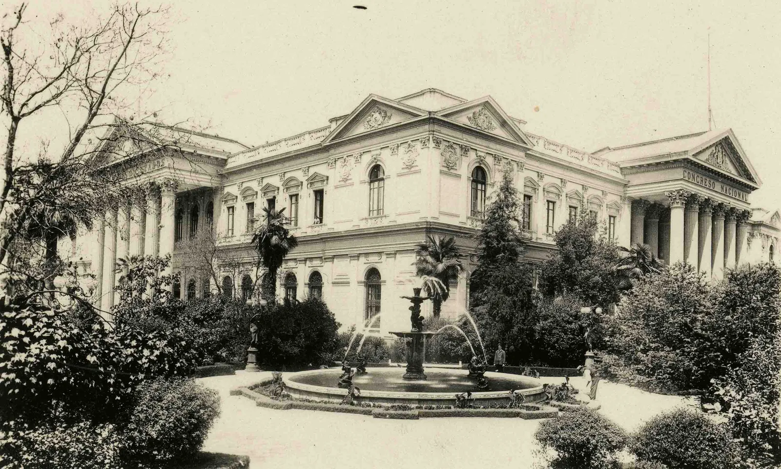 Jardines del Ex Congreso, ca. 1915