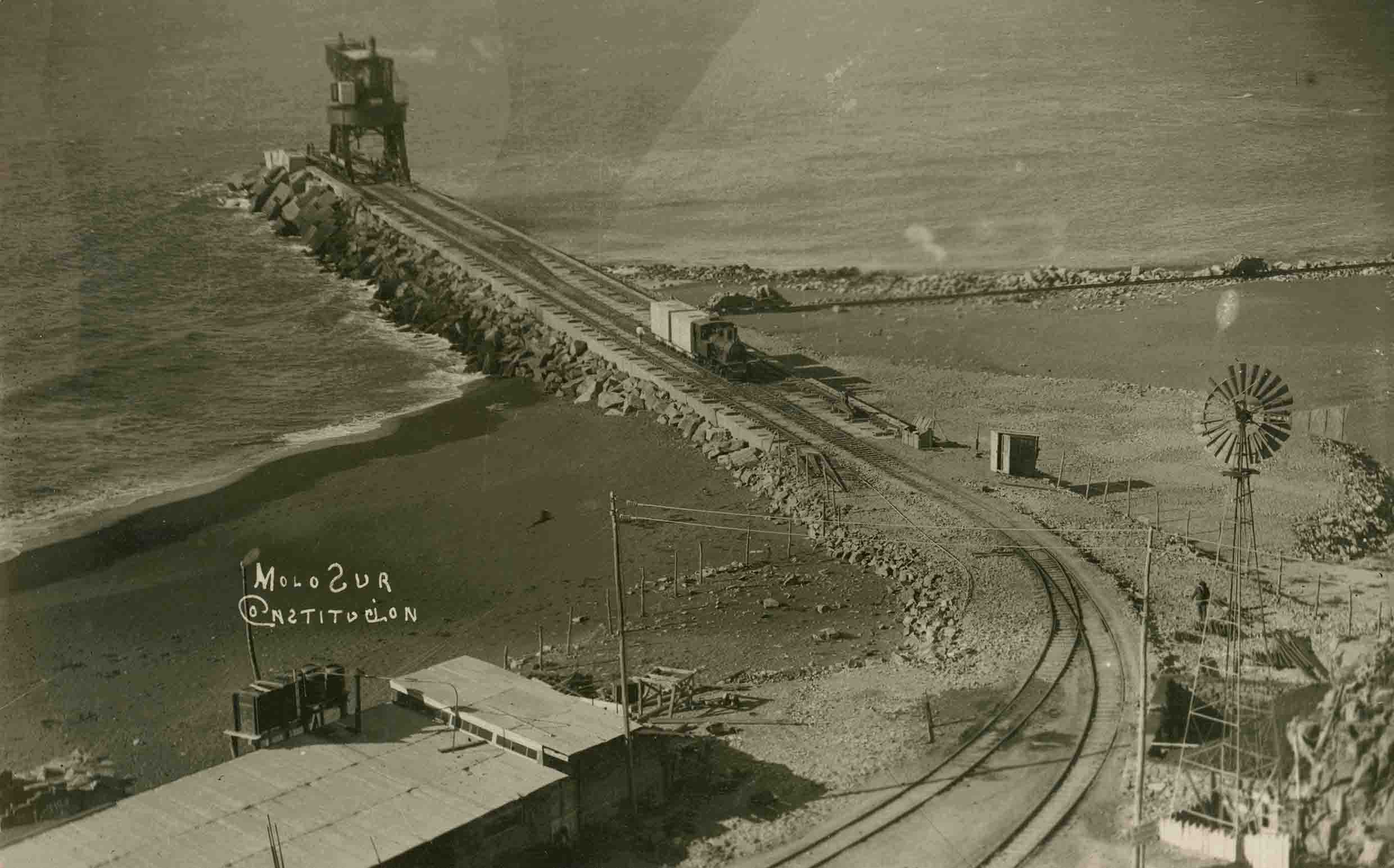 Molo sur de Constitución ca. 1930