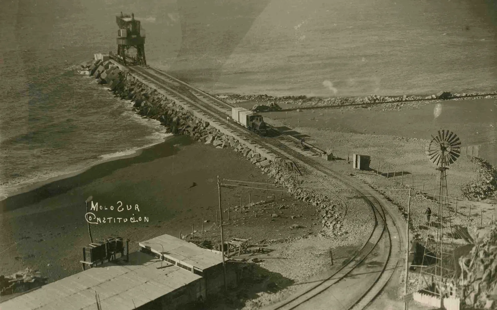 Molo sur de Constitución ca. 1930