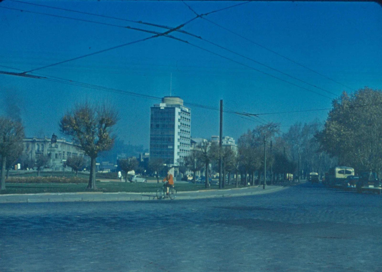 Plaza Baquedano en 1956