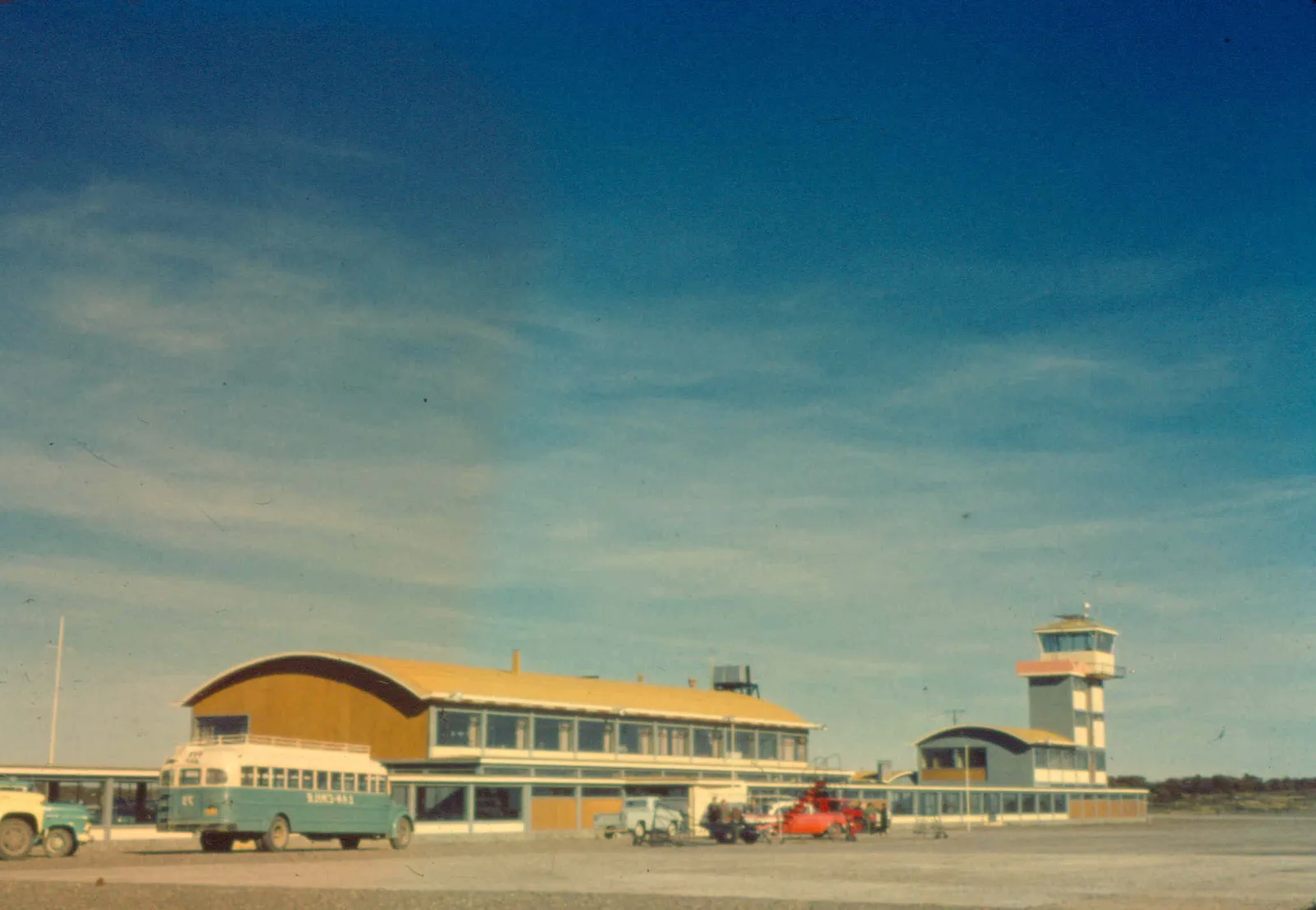 Aeropuero de punta Arenas en 1962