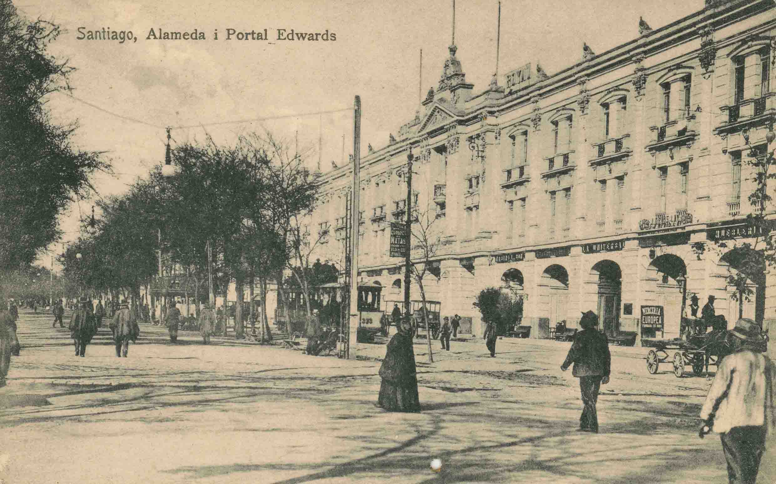 Portal Edwards de Santiago ca. 1910