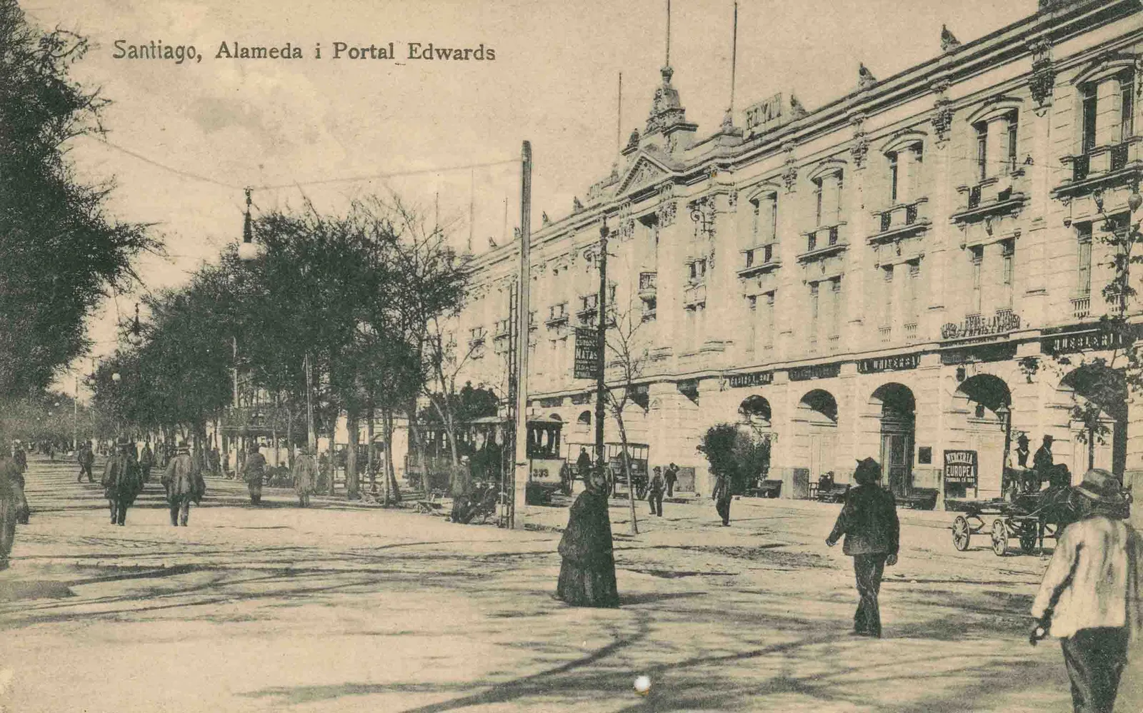 Portal Edwards de Santiago ca. 1910