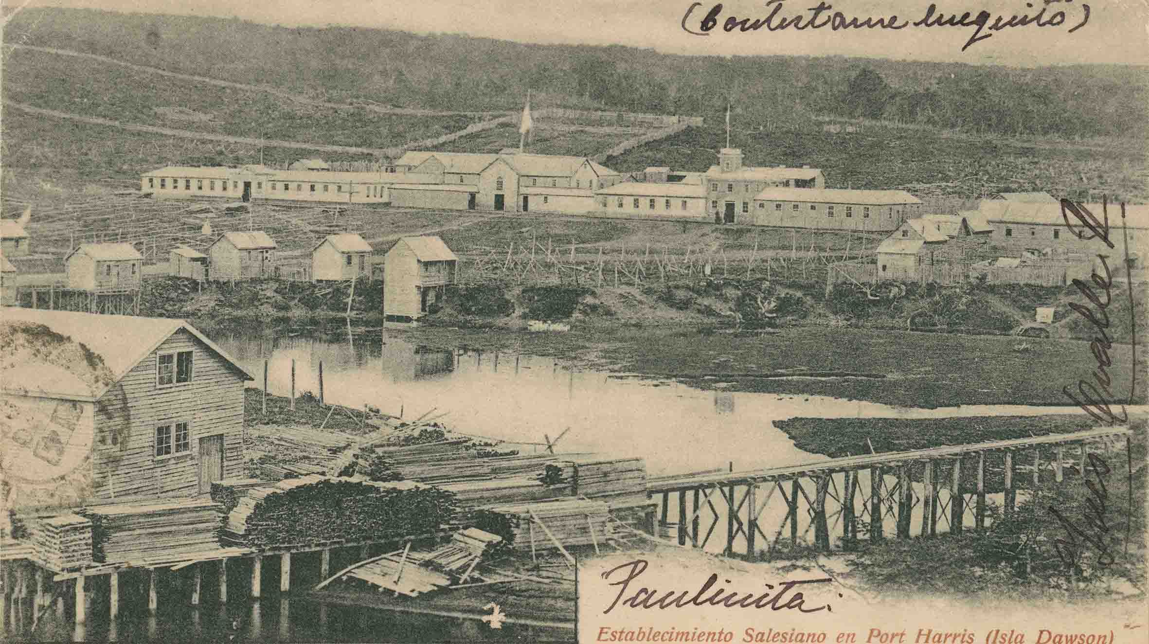 Isla Dawson Puerto Harris , ca. 1910