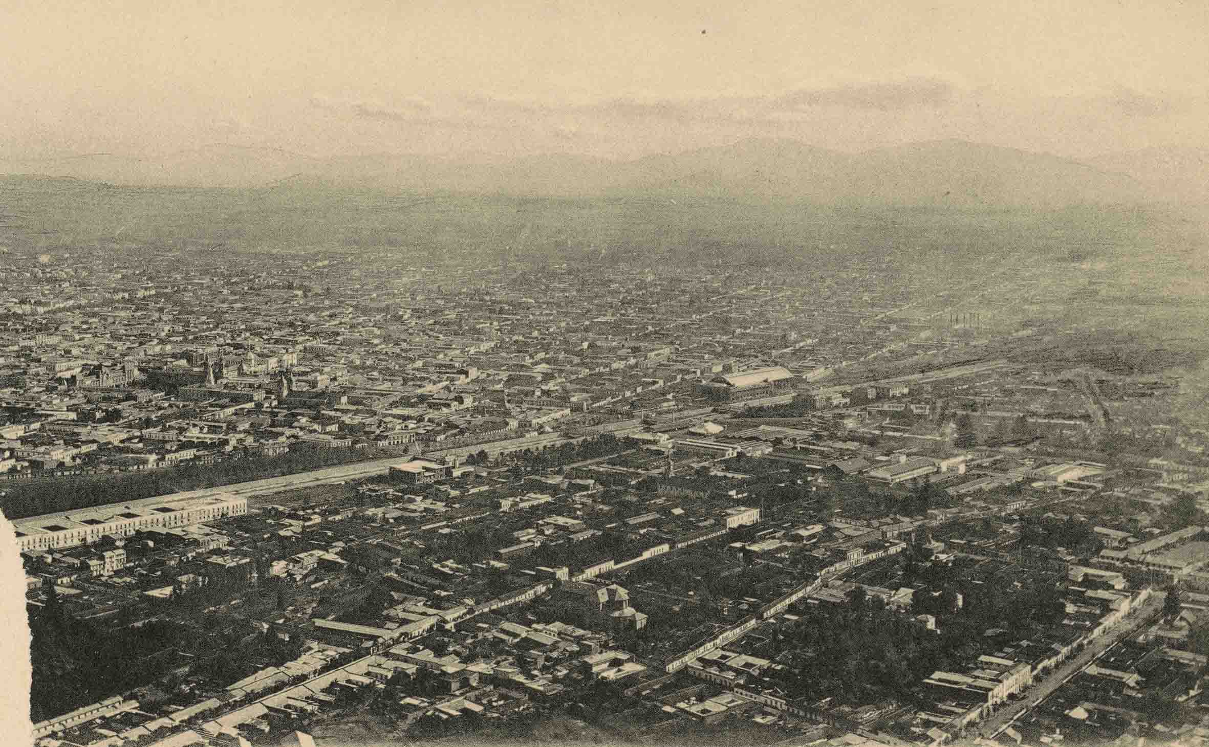 Santiago desde el aire ca. 1915