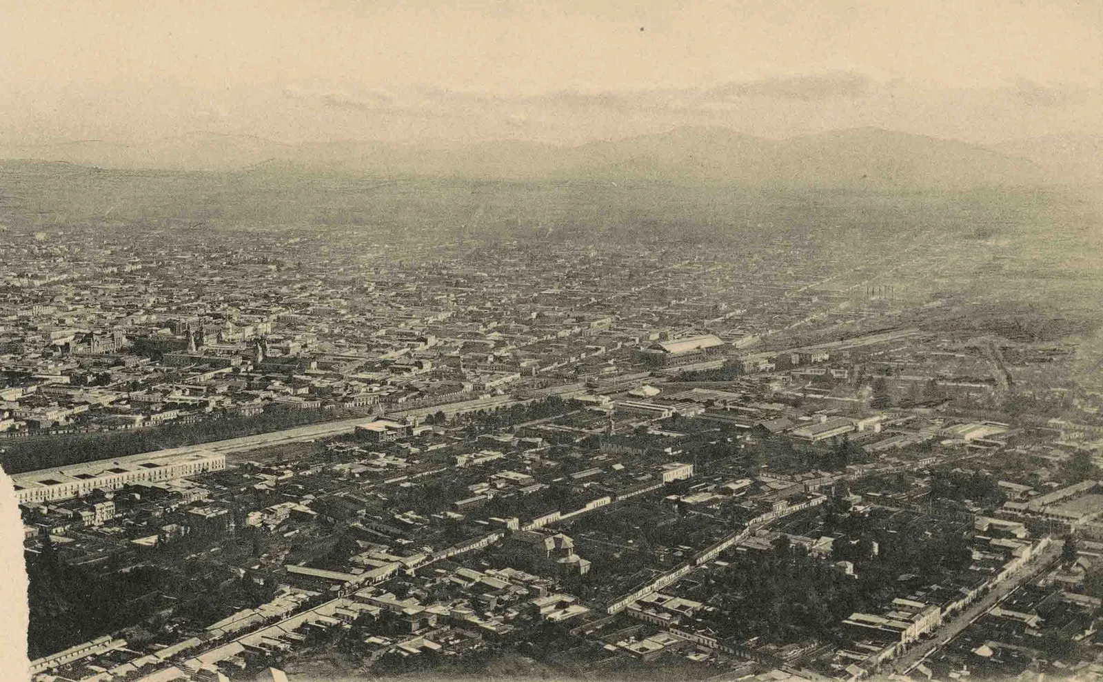 Santiago desde el aire ca. 1915