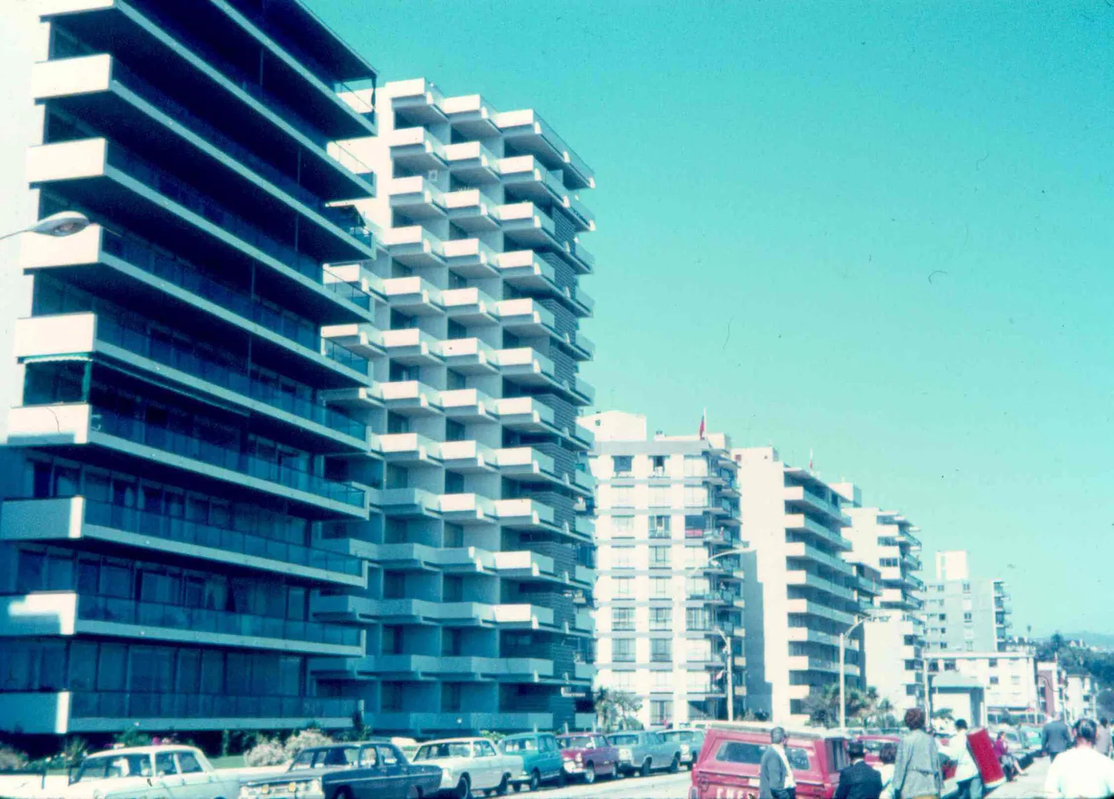 Avenida Perú de Viña del Mar en 1970