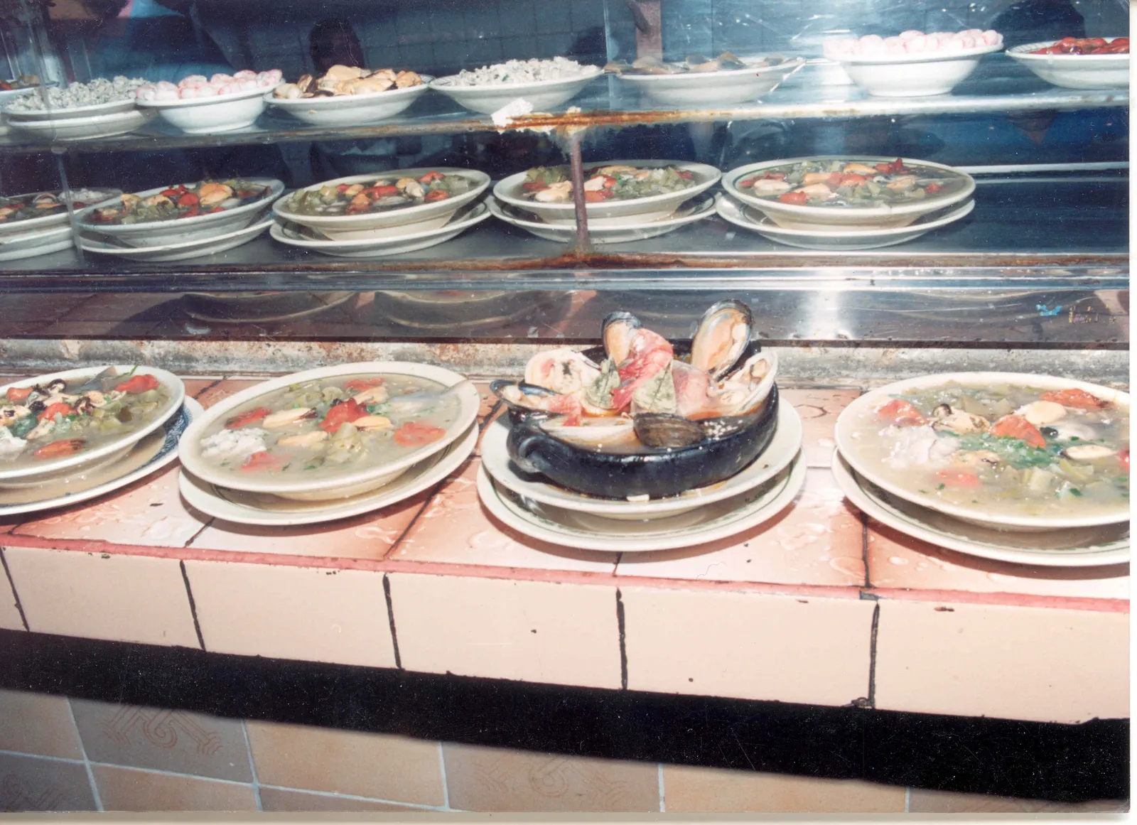 Mercado Central de Santiago en 1980