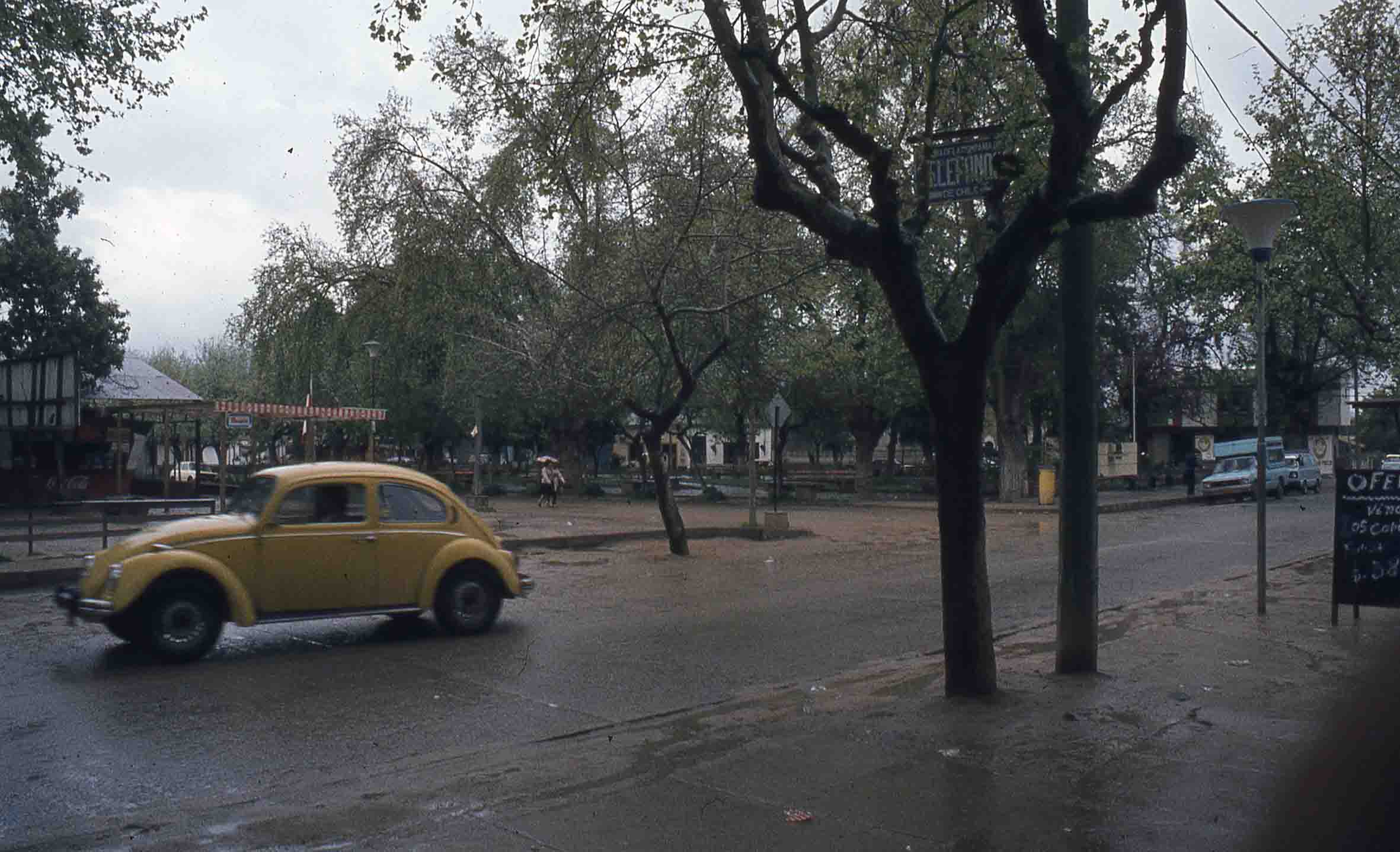 Plaza de Olmué en los 70s