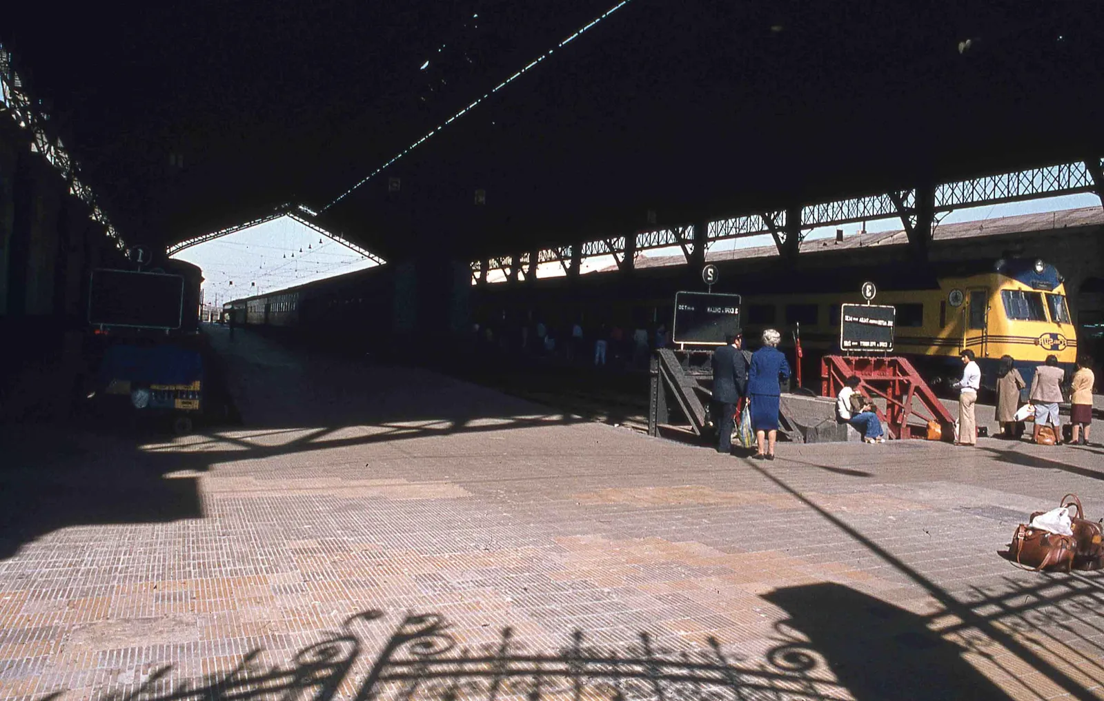 Estación Central de Santiago en 1980