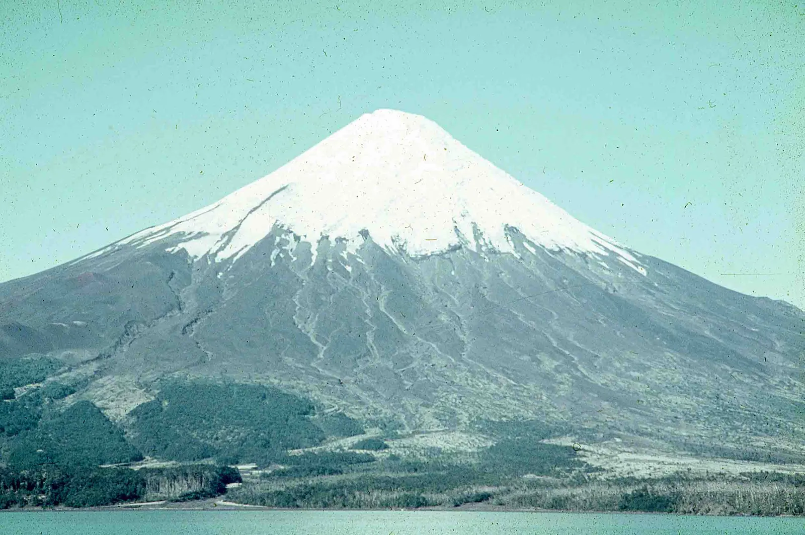 Volcán Osorno en 1980
