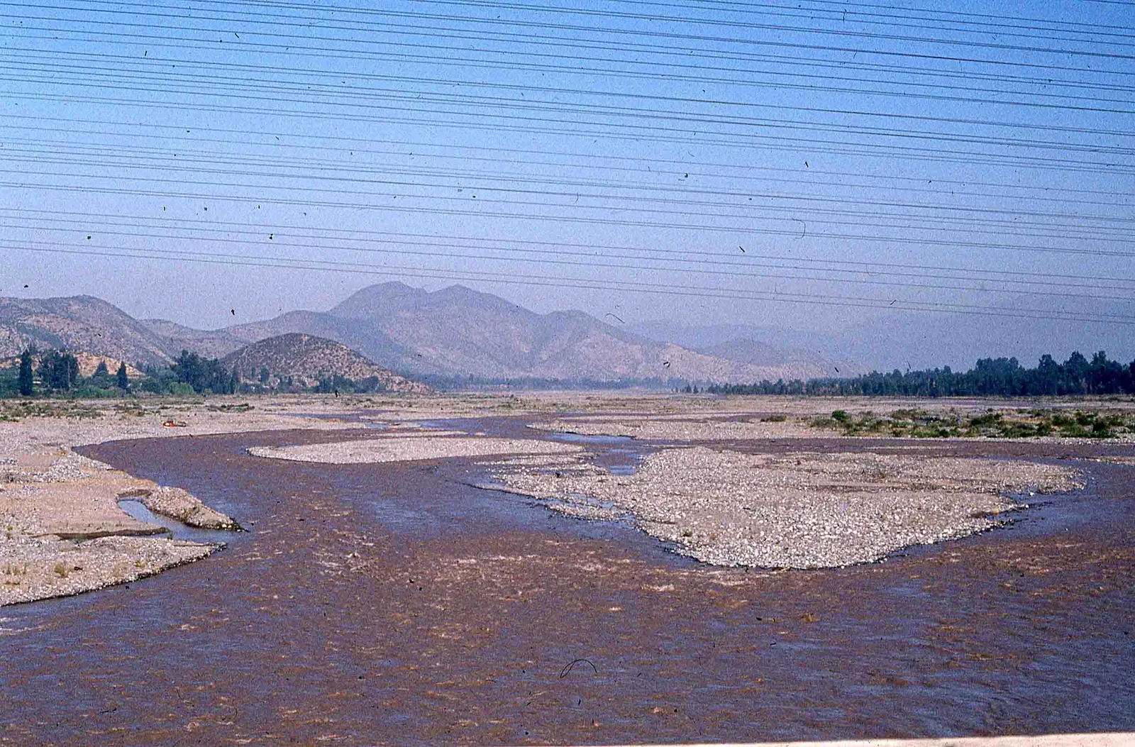 Río Maipo en los 80