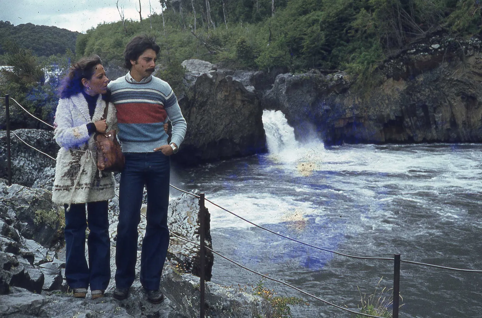 Saltos del Petrohué a finales de los 70