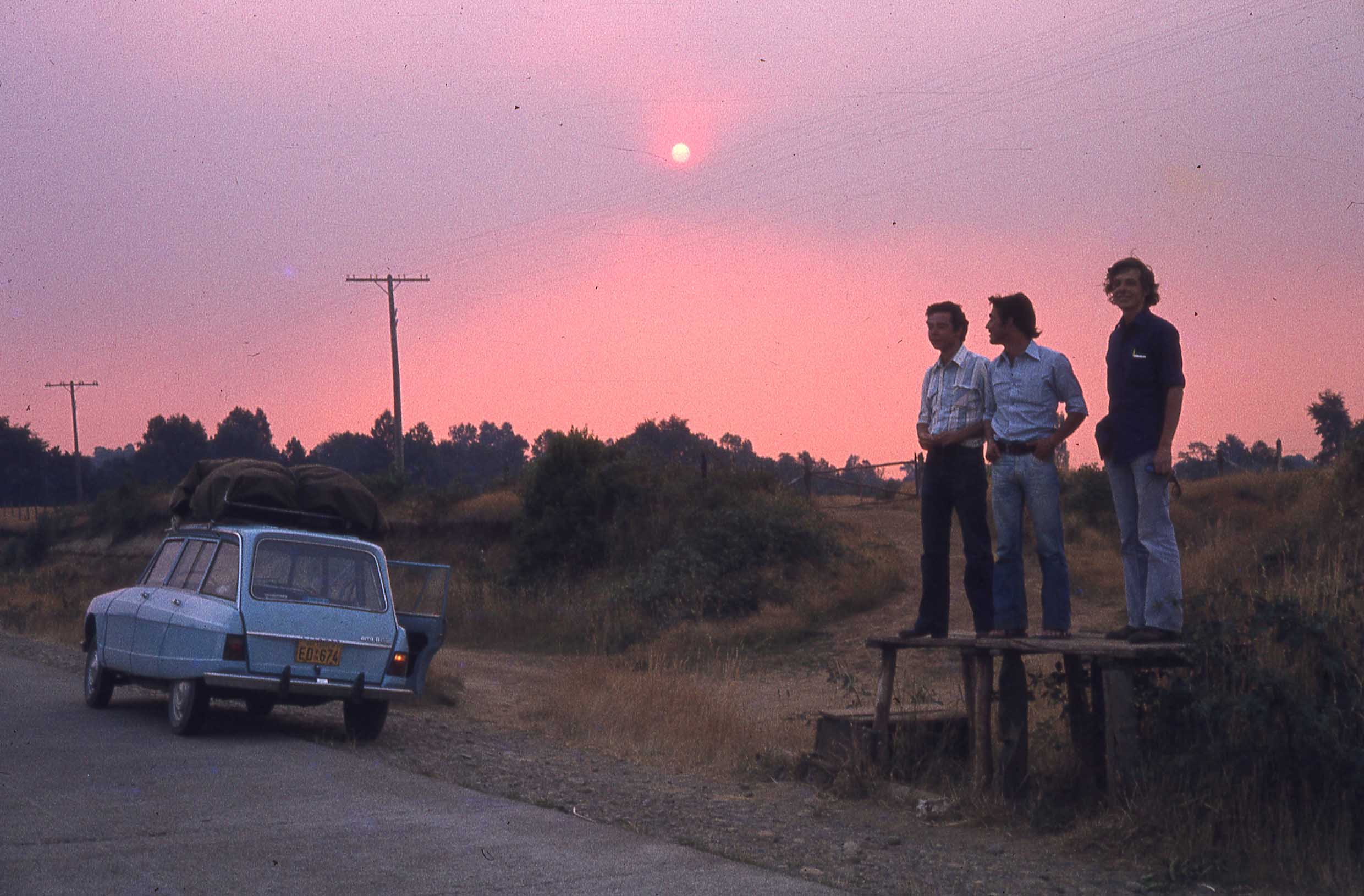 Viaje de amigos en 1975