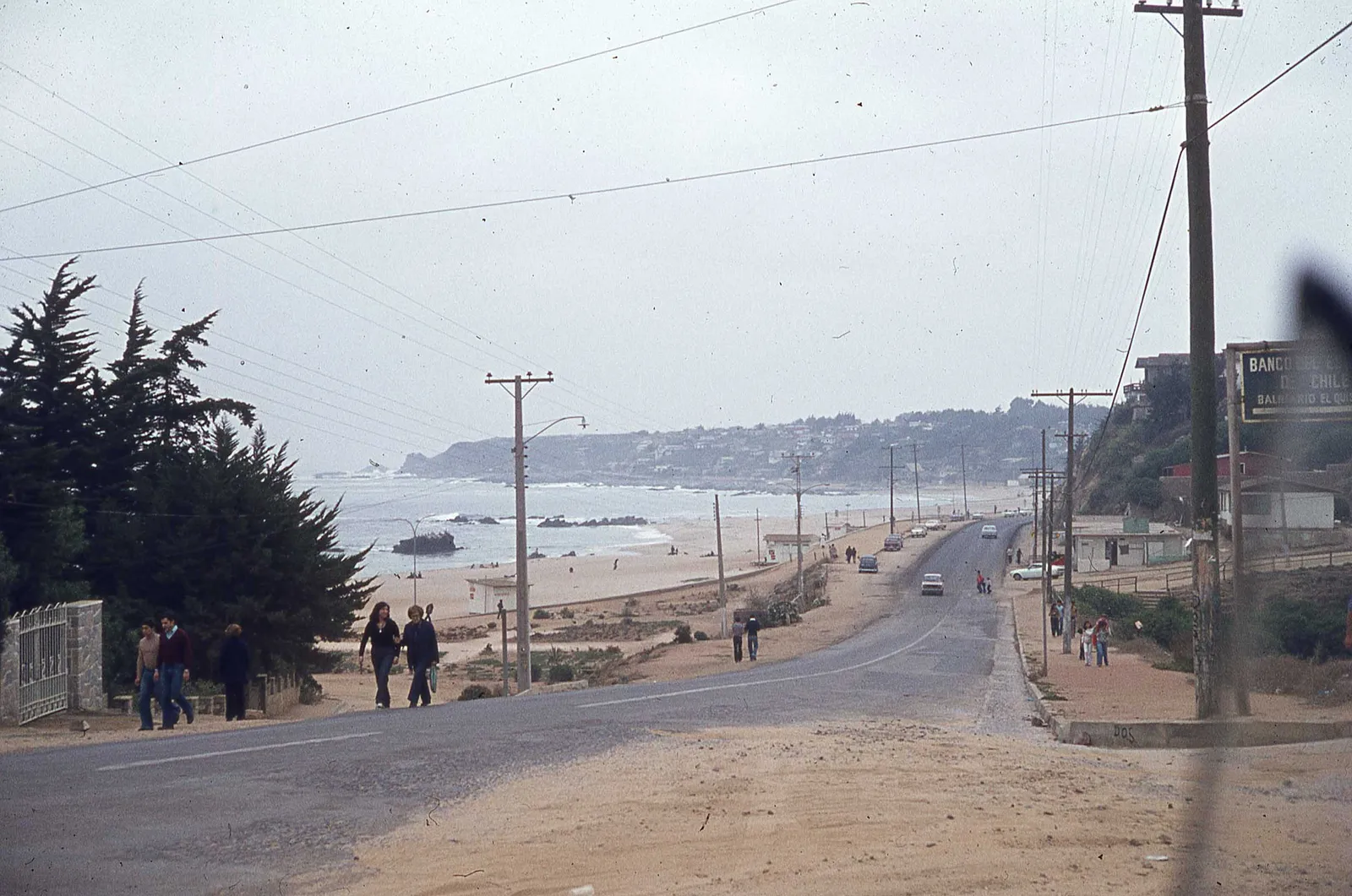 El Quisco, Playa Los Corsarios en 1985
