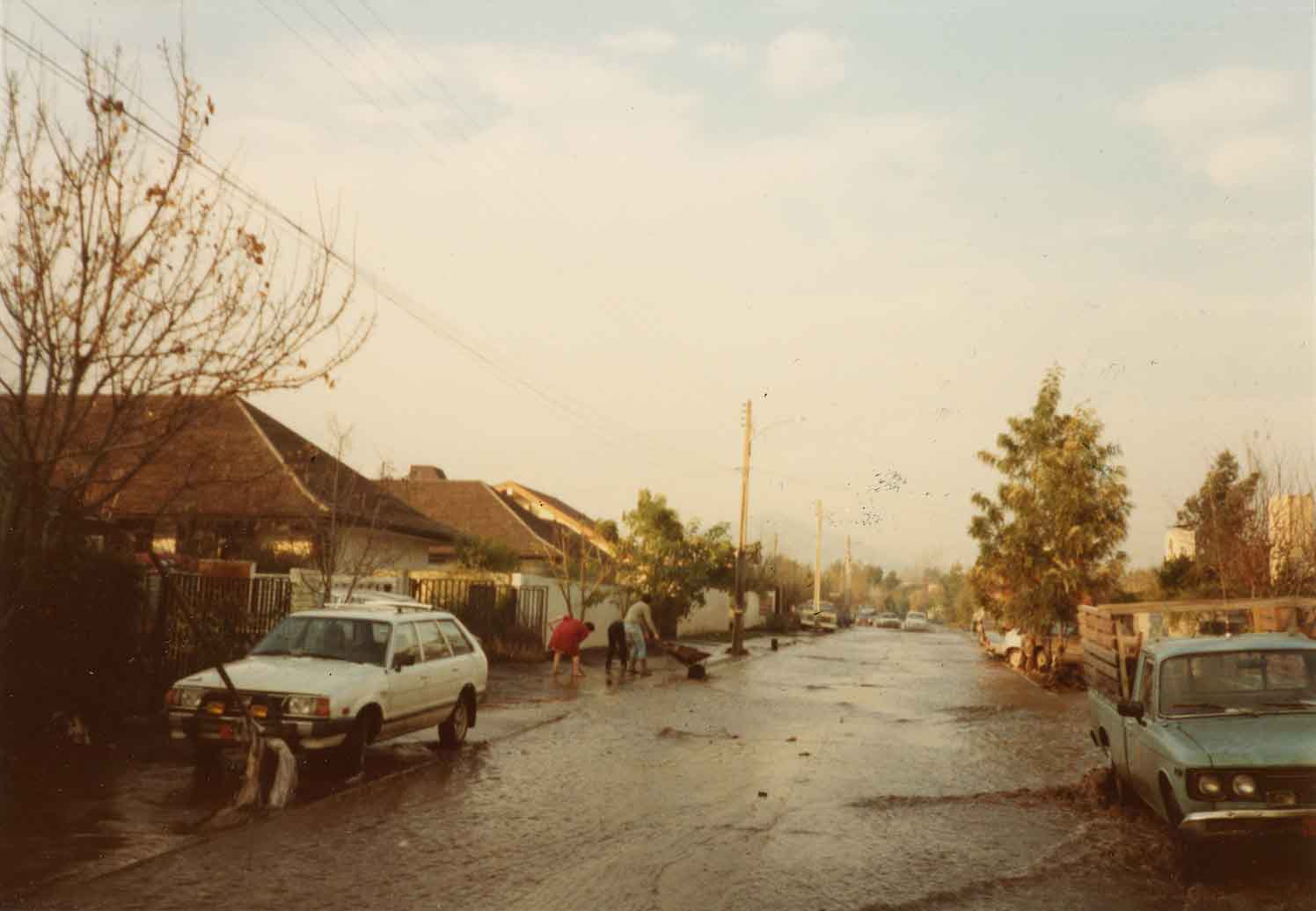 Inundación en Vitacura, 1982
