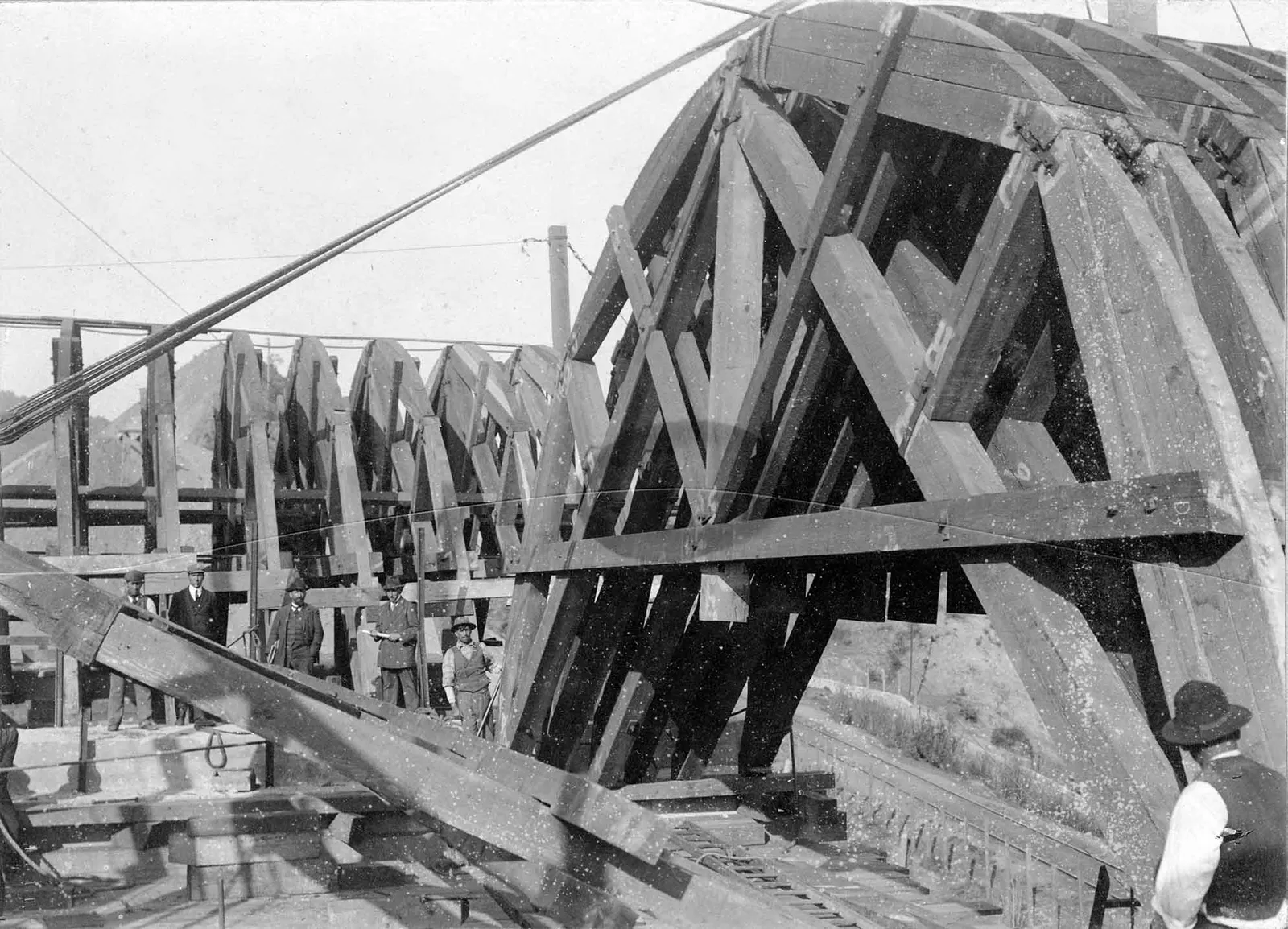 Puente Las Cucharas en 1910