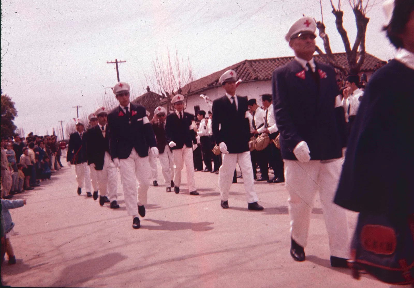 Desfile en Teno en los años 60