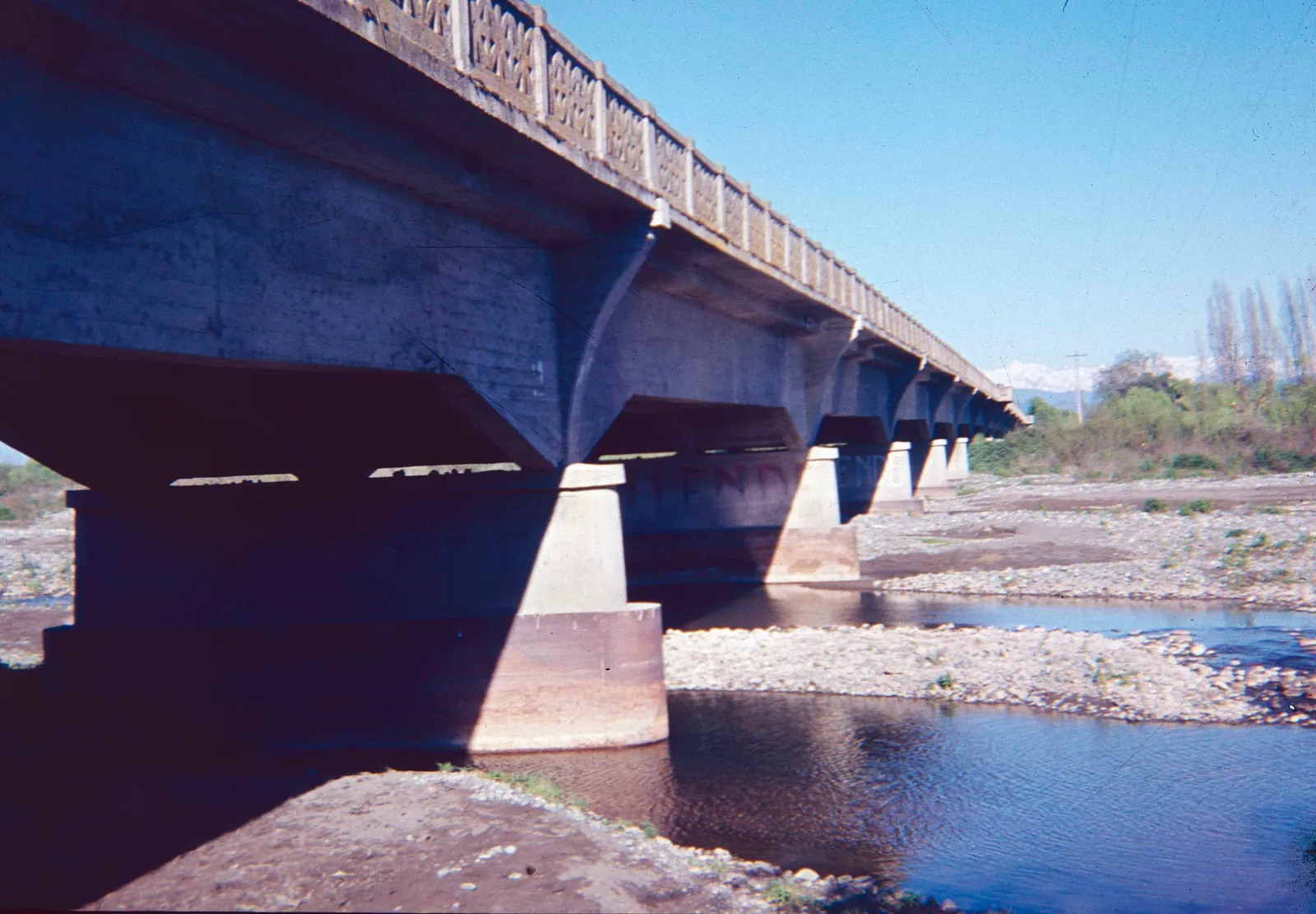 Río Teno en los años 60