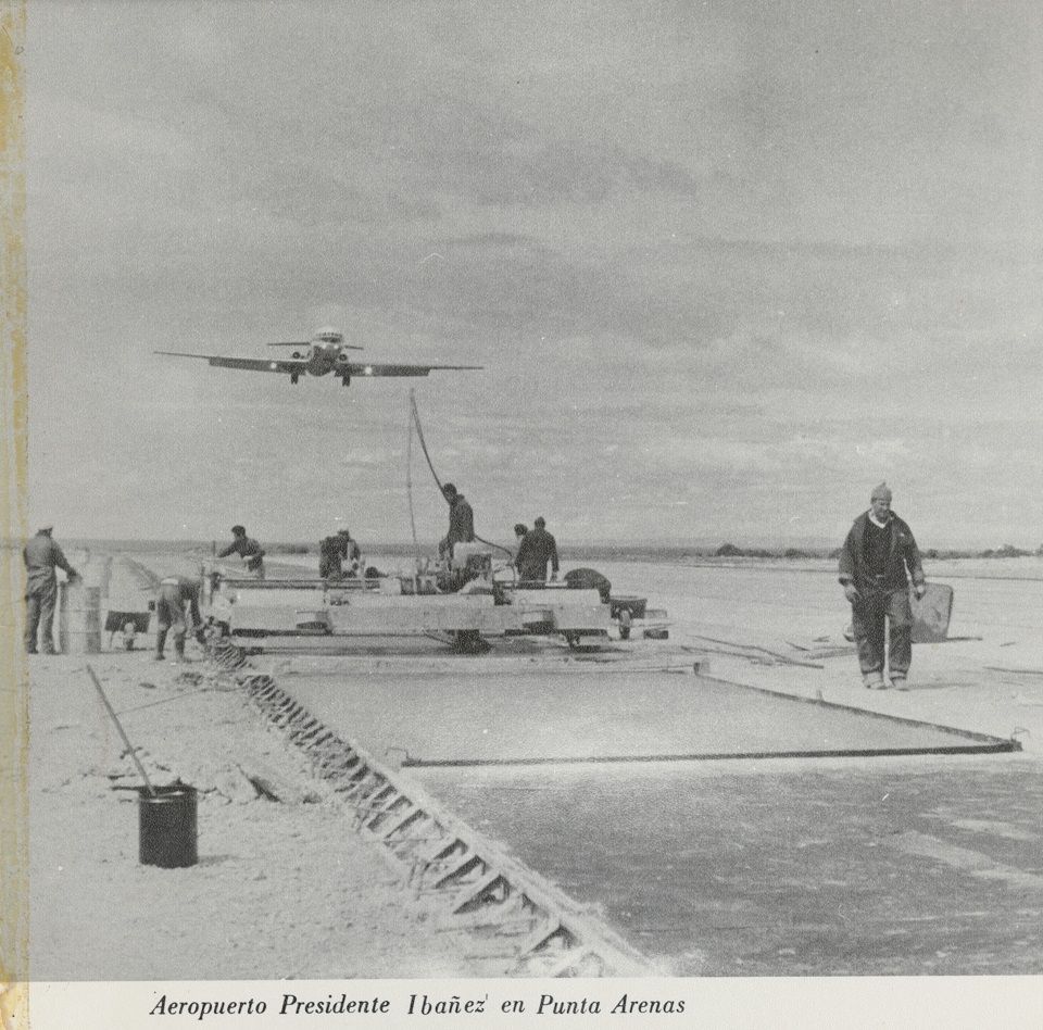 Aeropuerto Presidente Ibañez de Punta Arenas en 1975