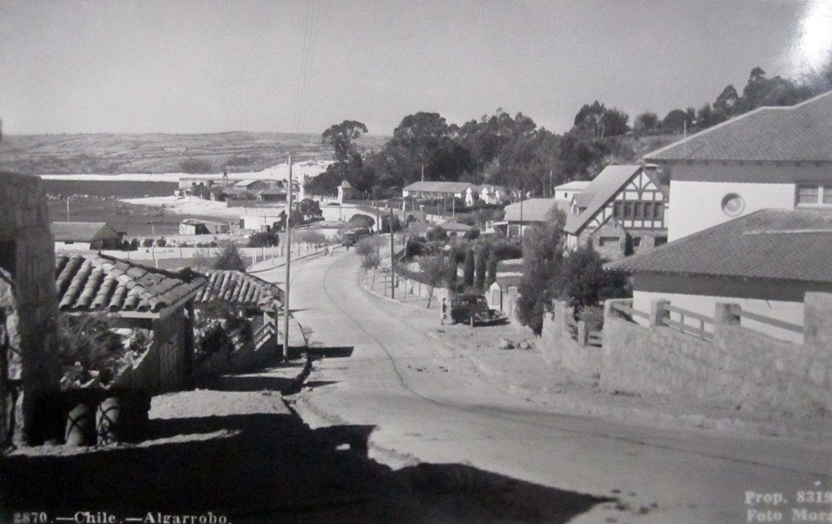 Algarrobo en 1950