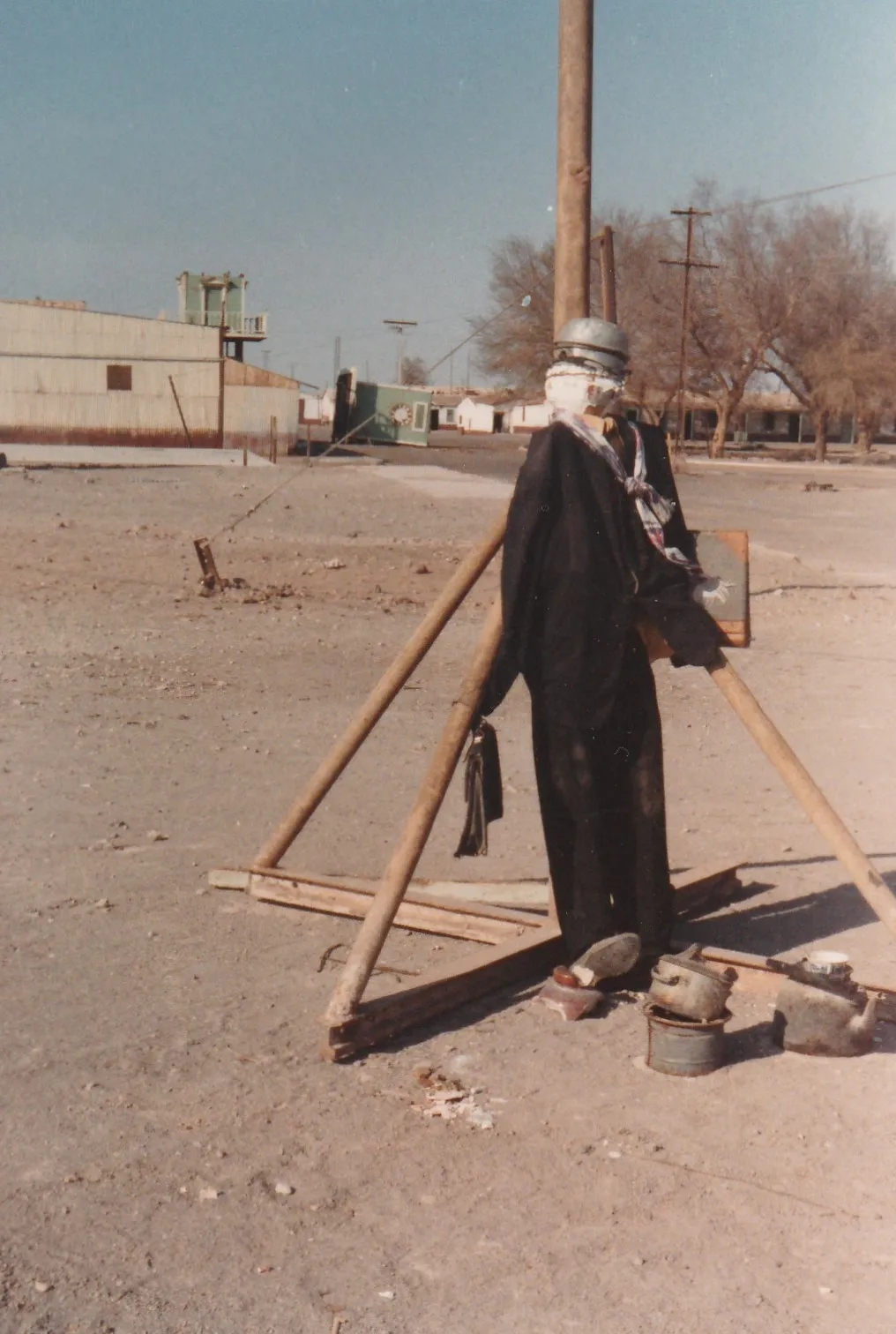 Coya Sur abandonado en 1982