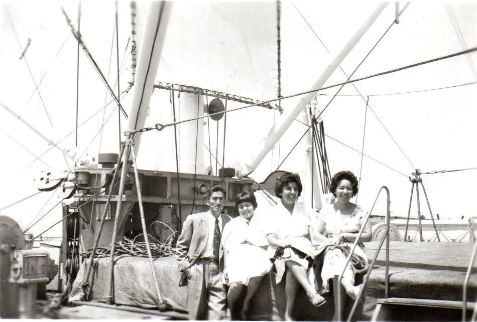 Barco italiano en 1963