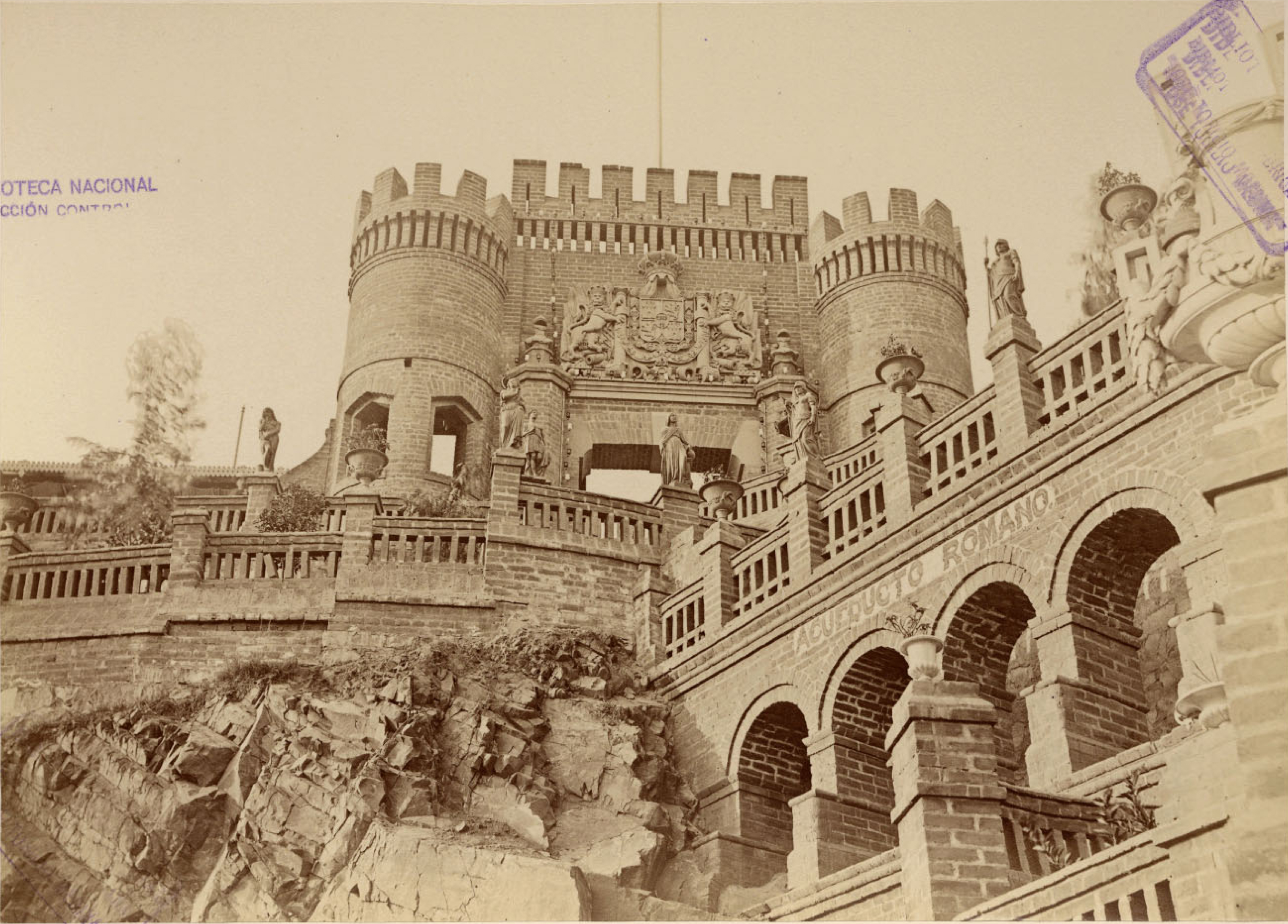 Cerro Santa Lucía, 1874