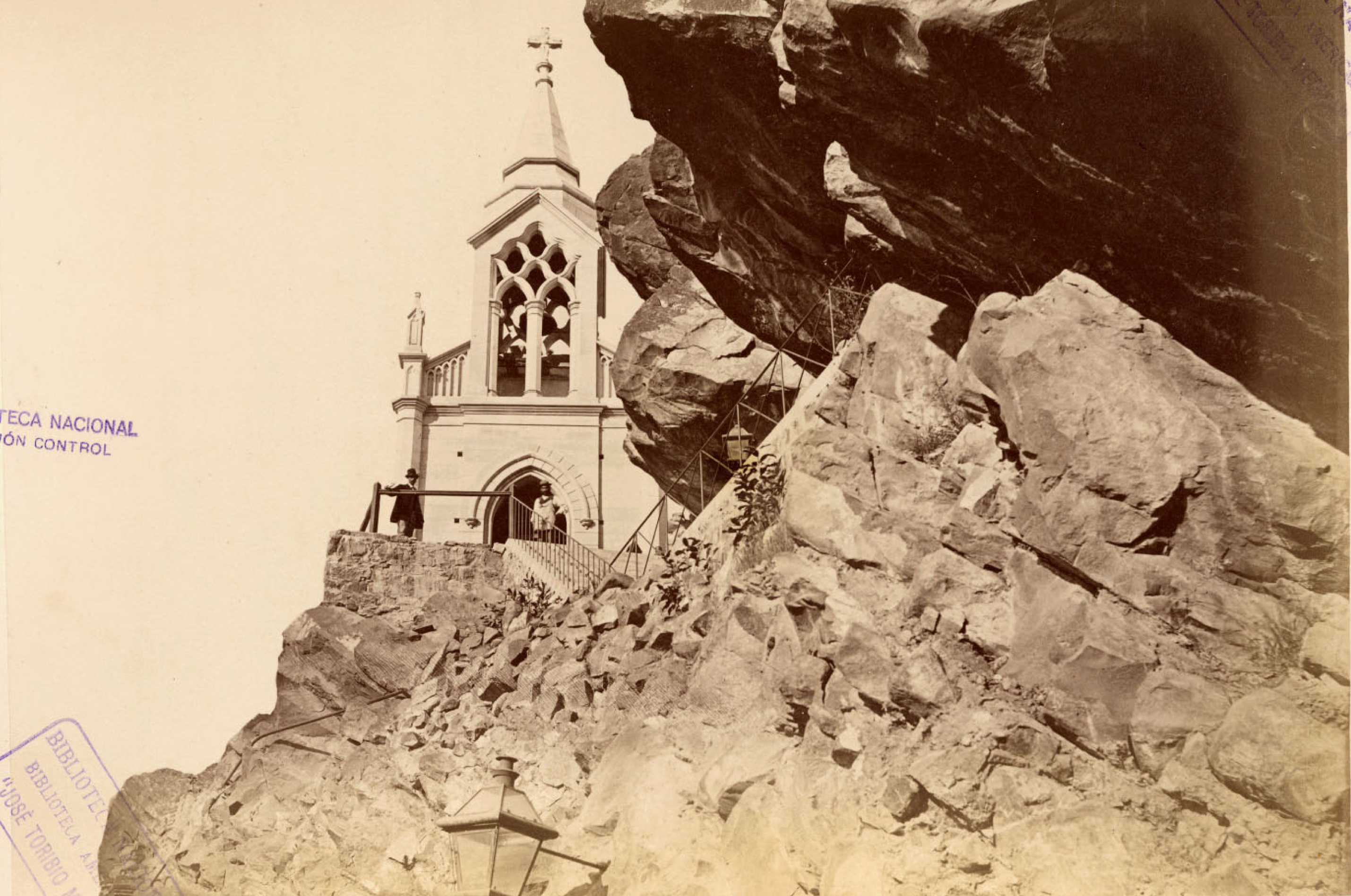 La Ermita, Cerro Santa Lucía, 1874