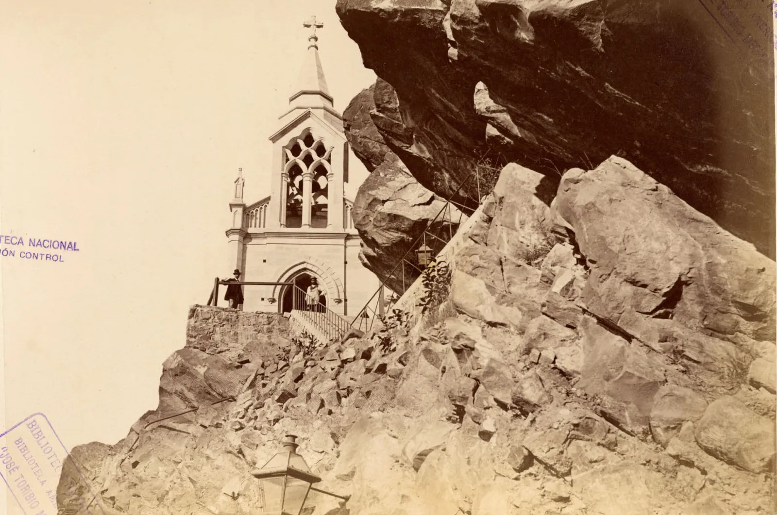 La Ermita, Cerro Santa Lucía, 1874