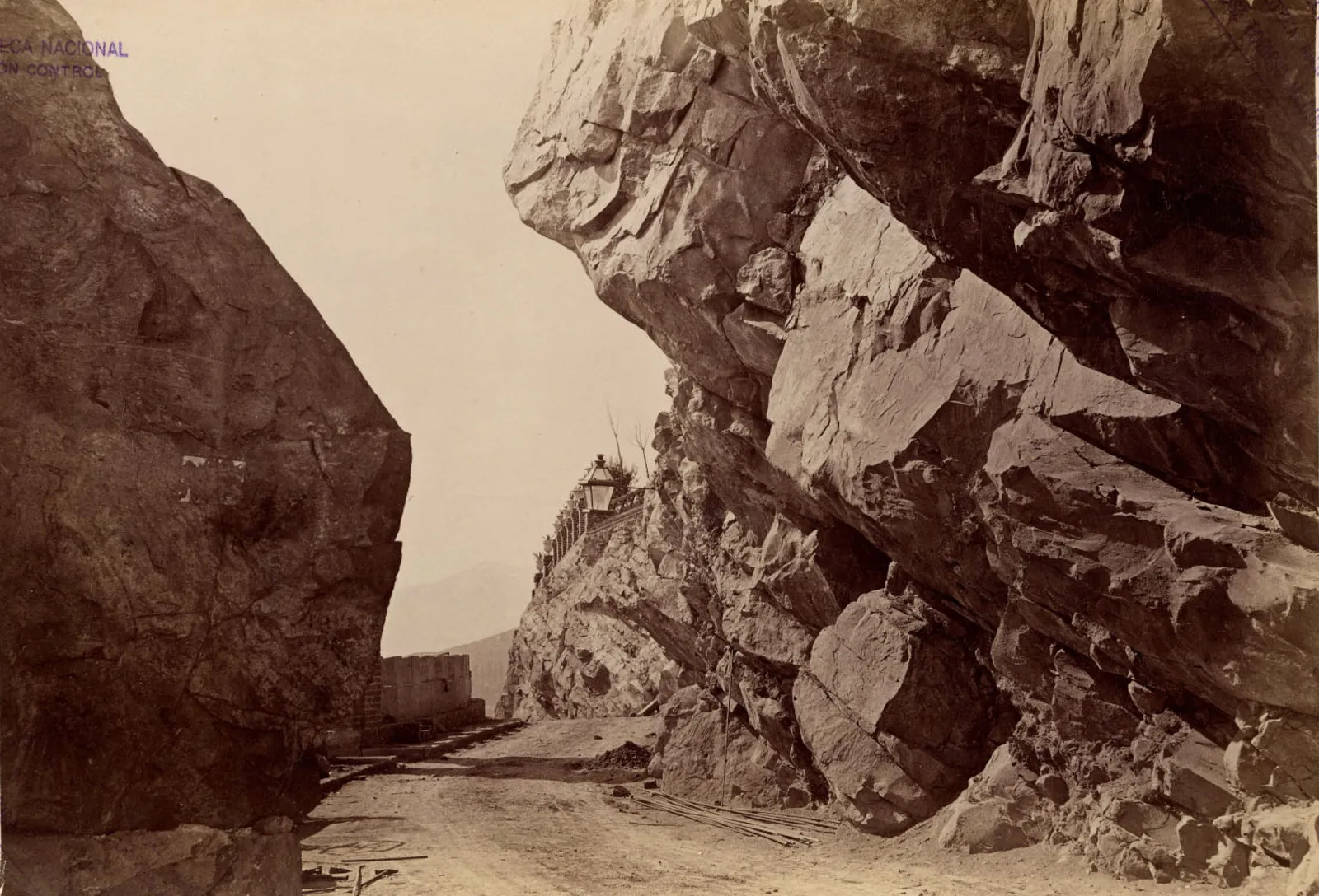 Desfiladero de Paraguay, Cerro Santa Lucía, 1874