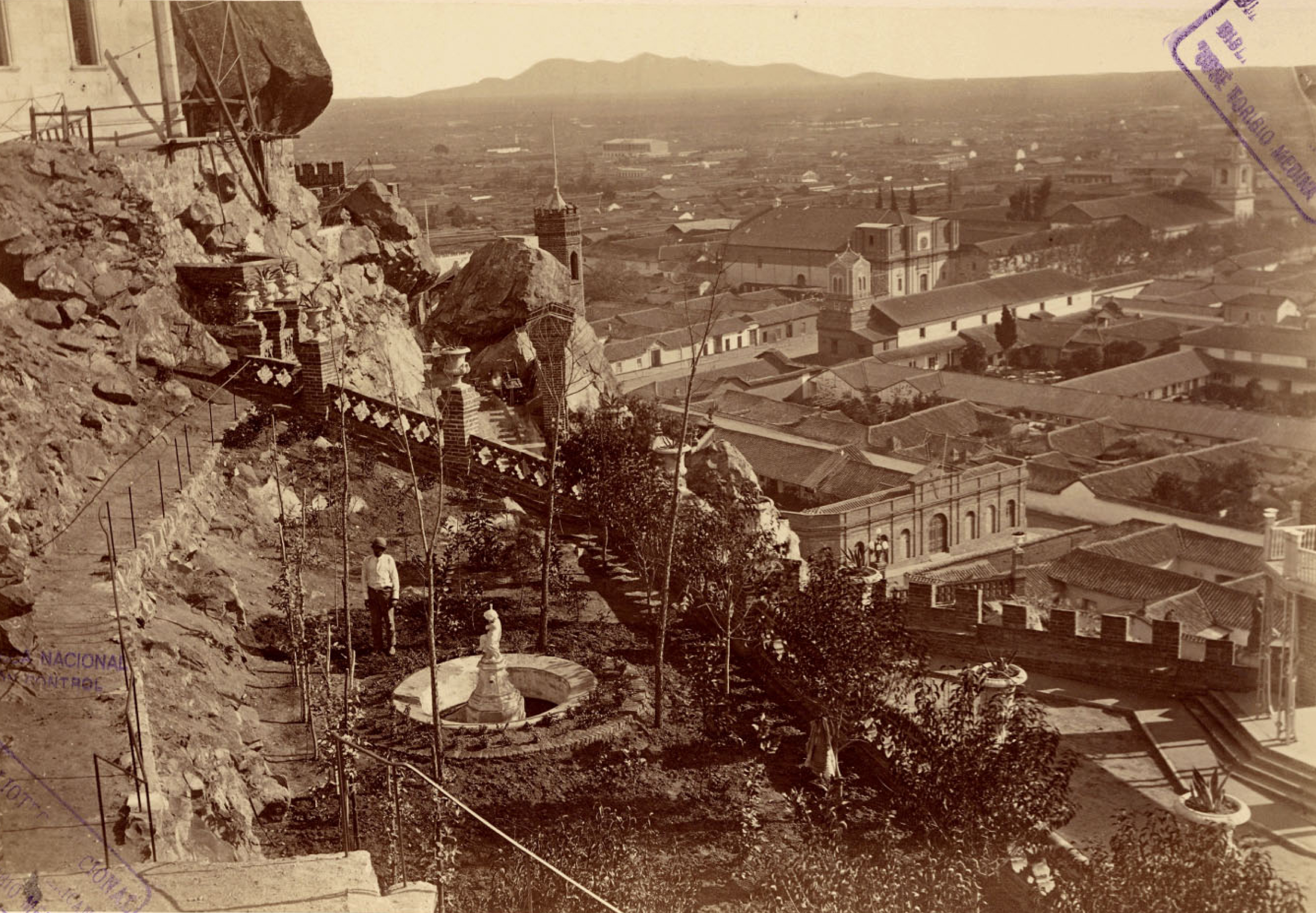 El Naranjal de la Ermita, Cerro Santa Lucía, 1874
