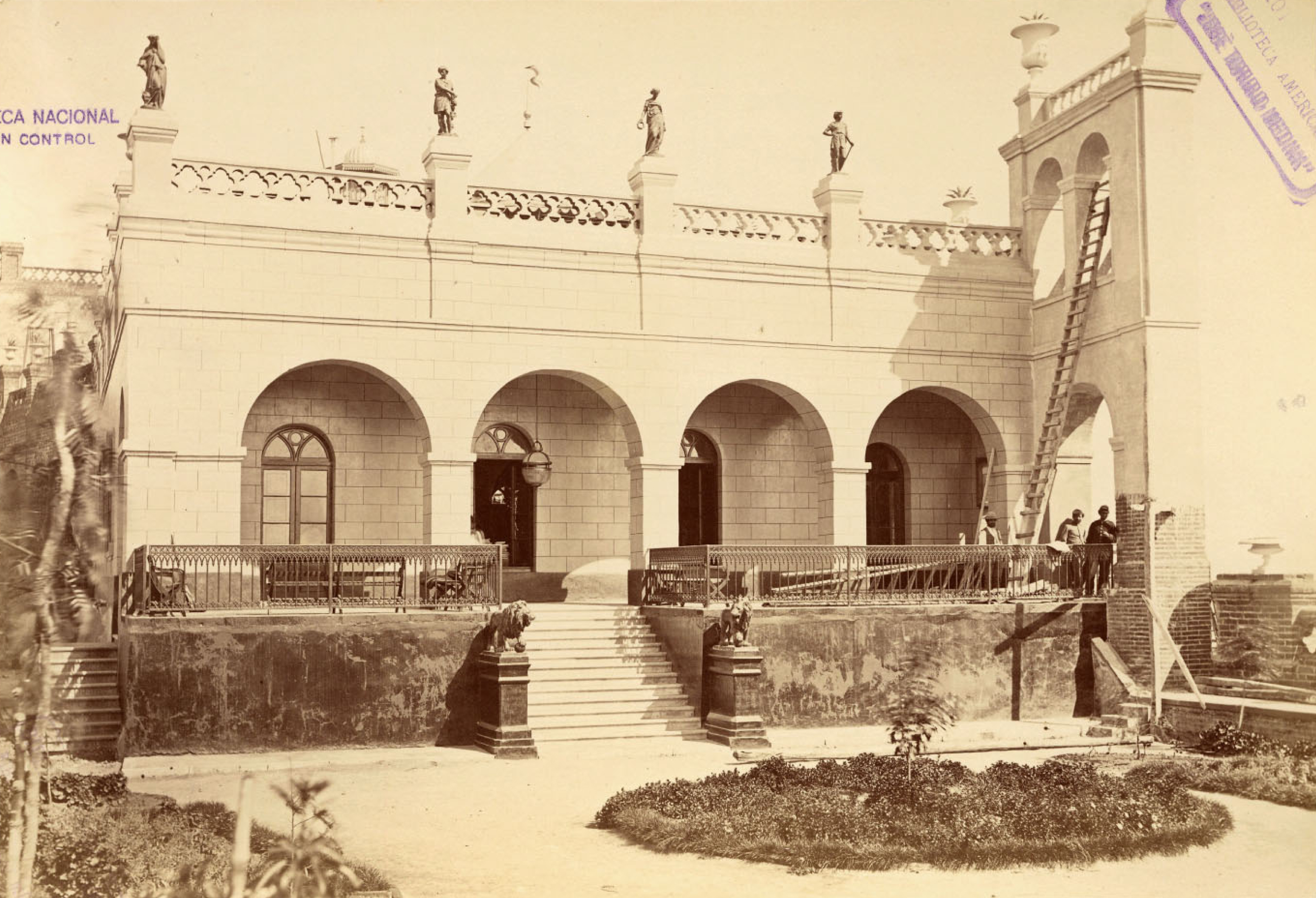 Castilo Hidalgo del Cerro Santa Lucía, 1874