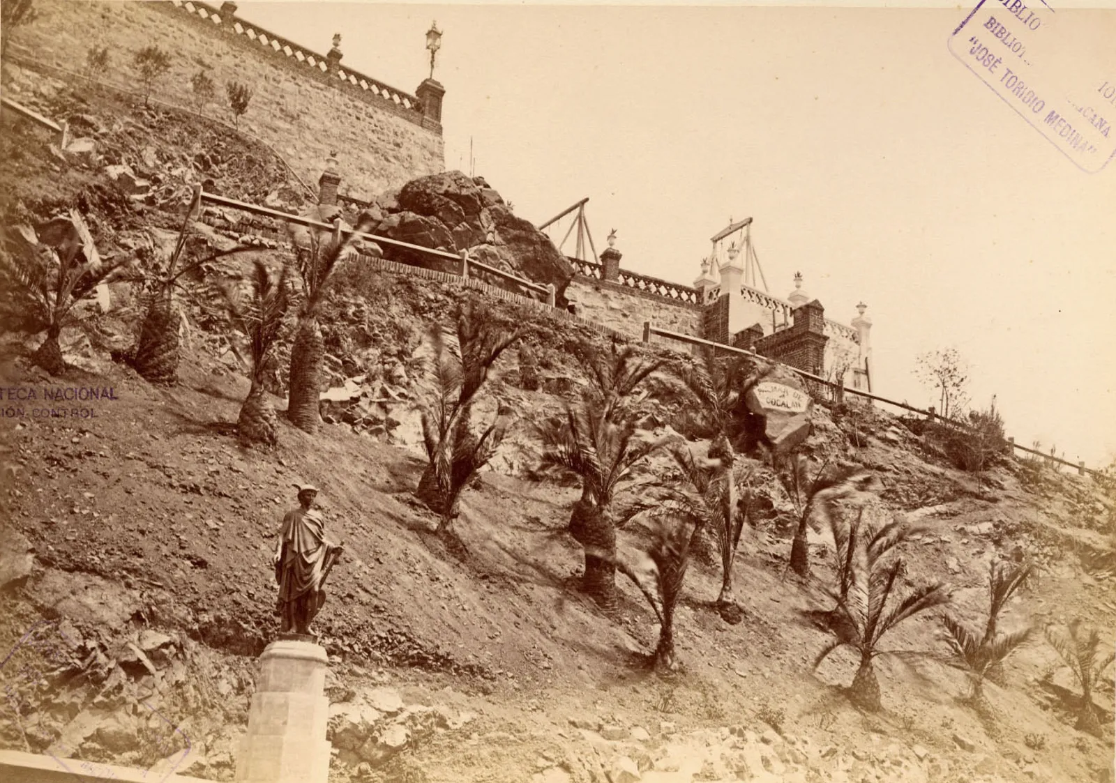 Cerro Santa Lucía, 1874