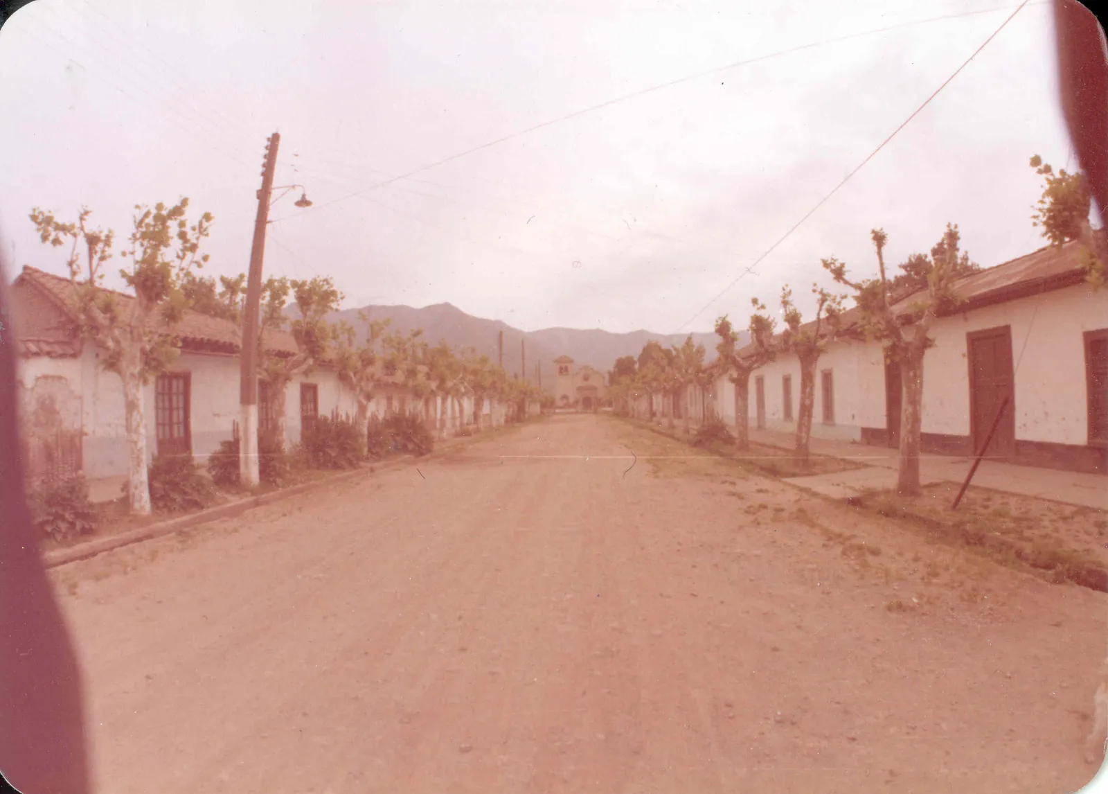 Calle de San Francisco de Mostazal en 1980