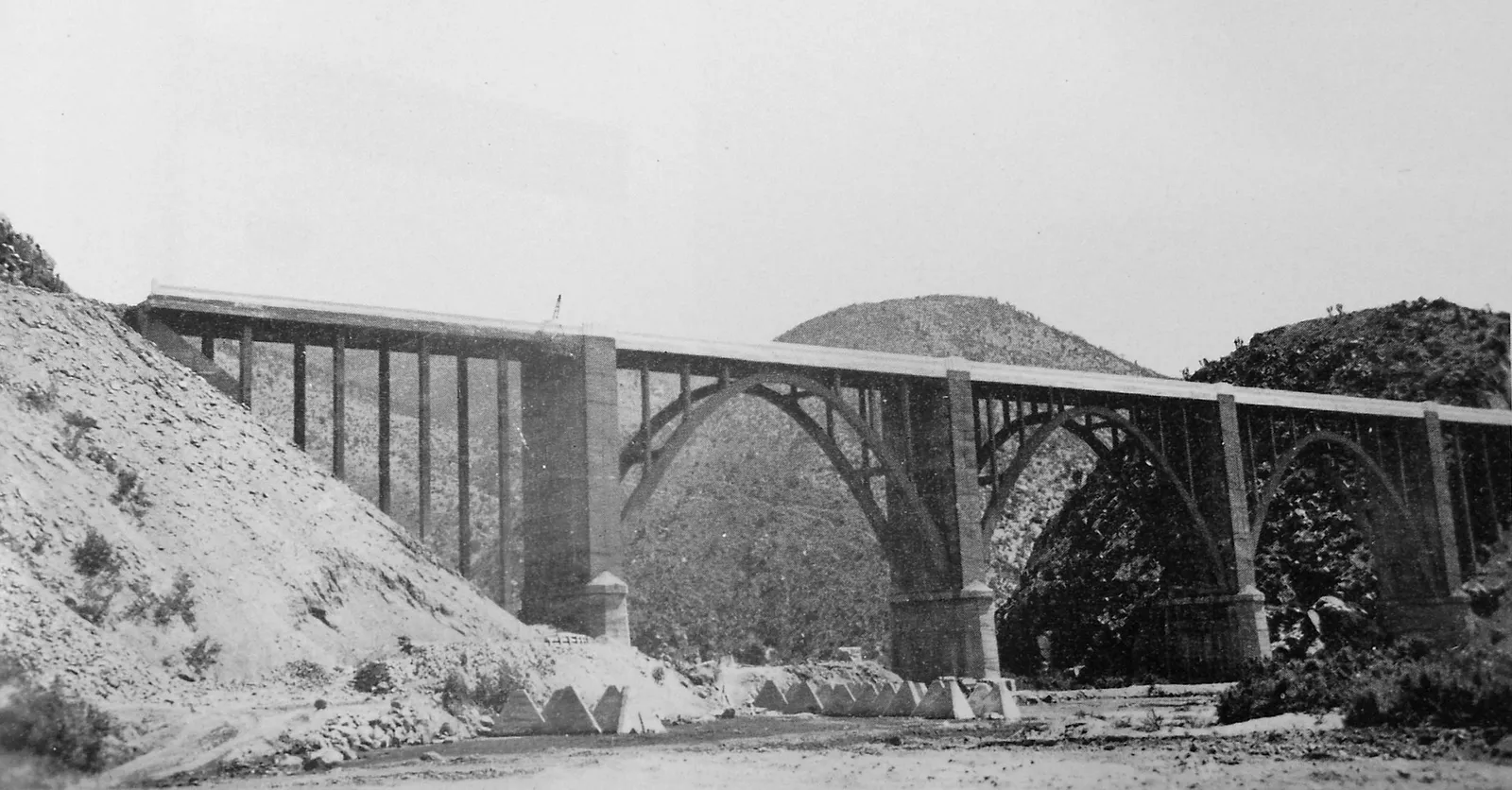 Puente sobre el Limarí en 1971