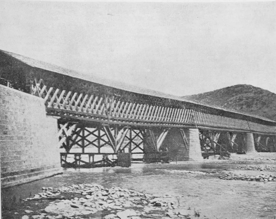 Puente Los Morros en 1915