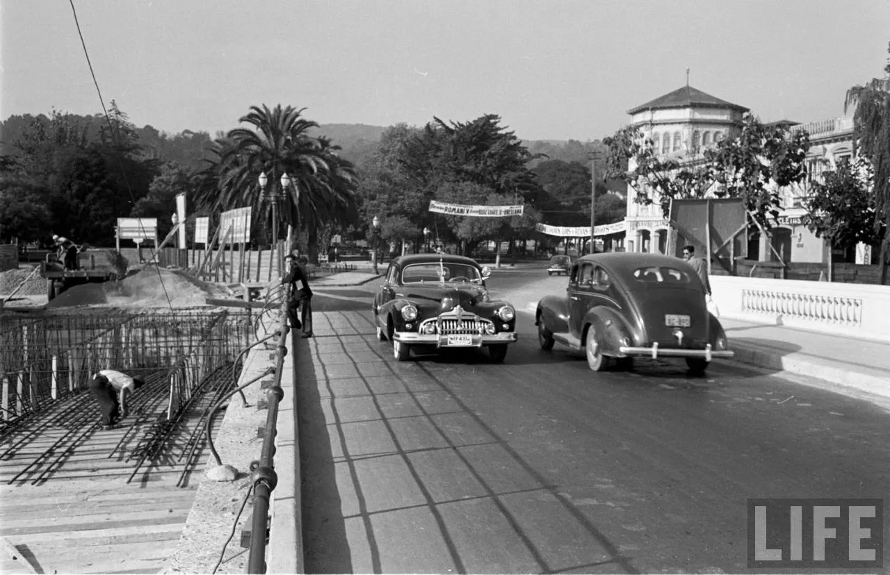 Ampliación puente Libertad Viña del Mar, 1950
