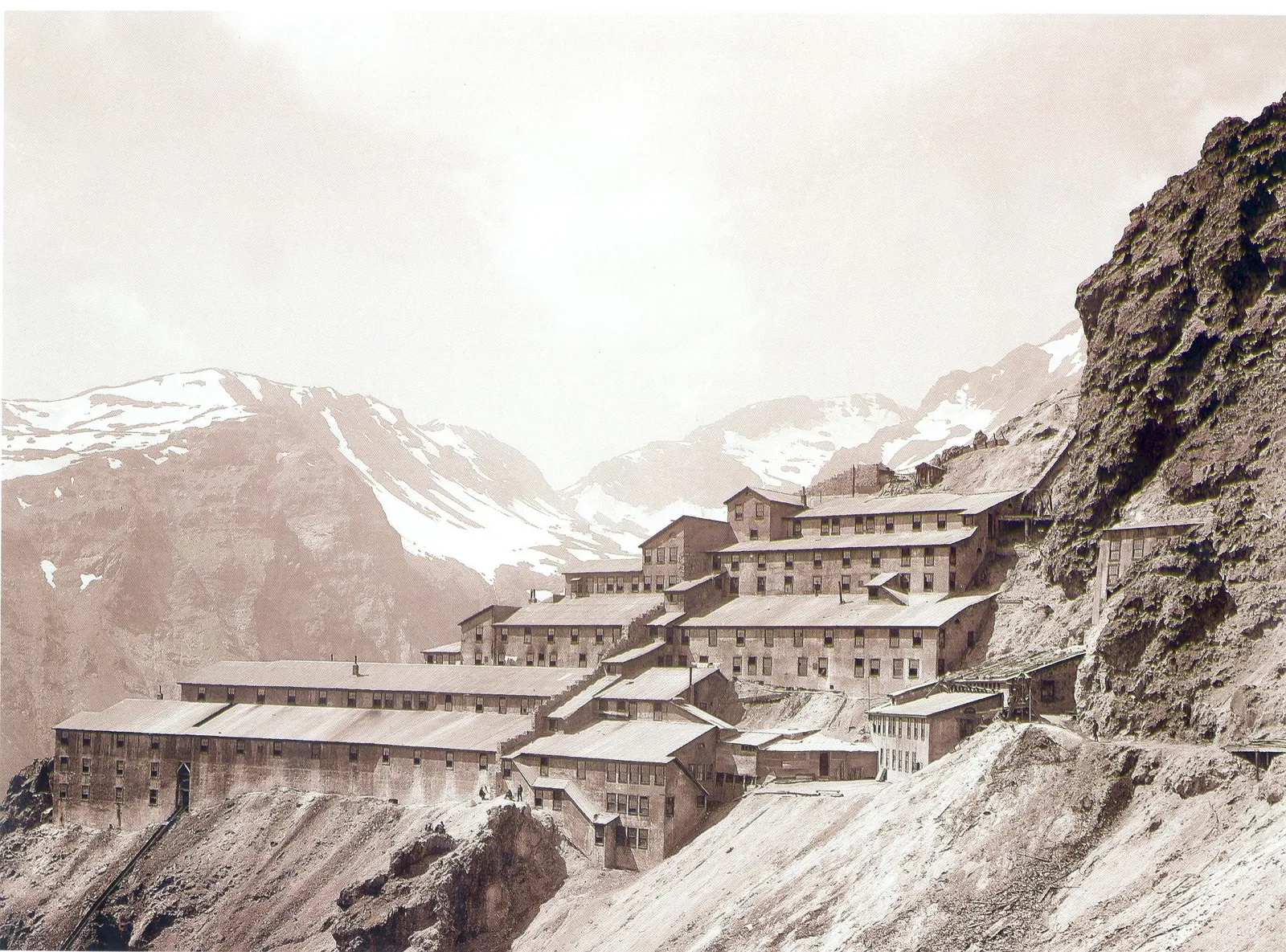 Campamento minero El Teniente, Sewell, 1920