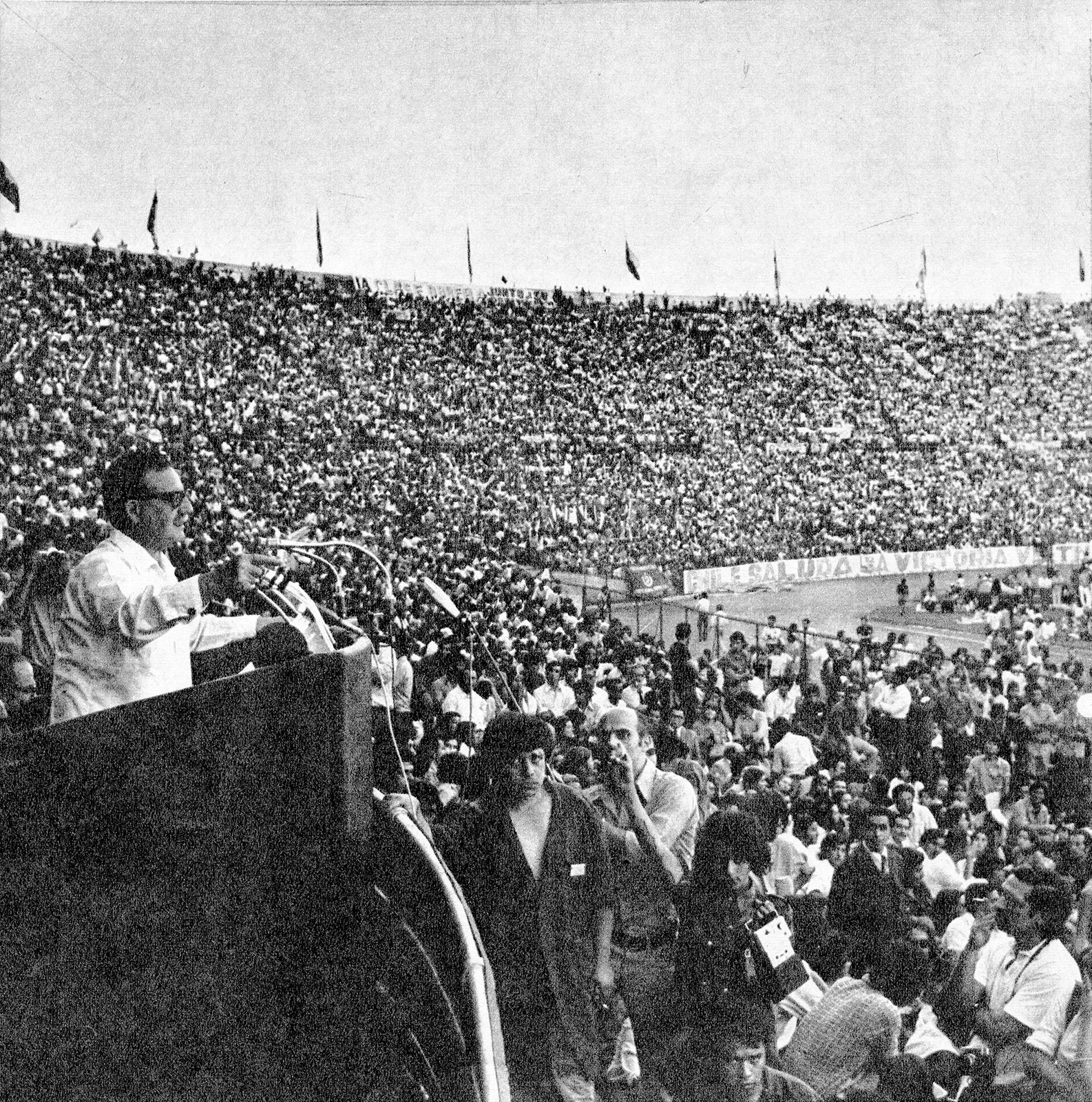 Discurso de Allende en el Estadio Nacional