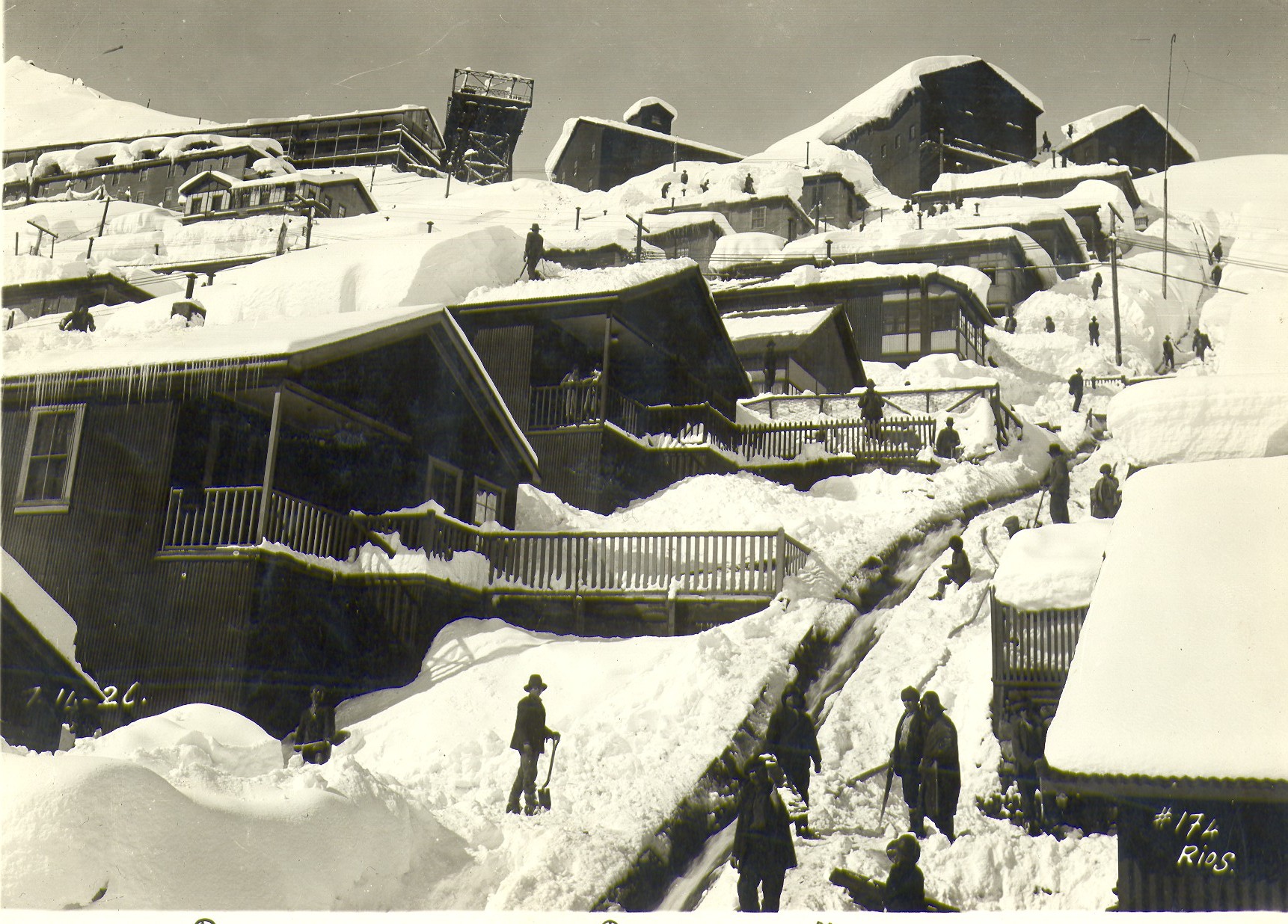 Casa de Trabajadores Sewell, ca 1920
