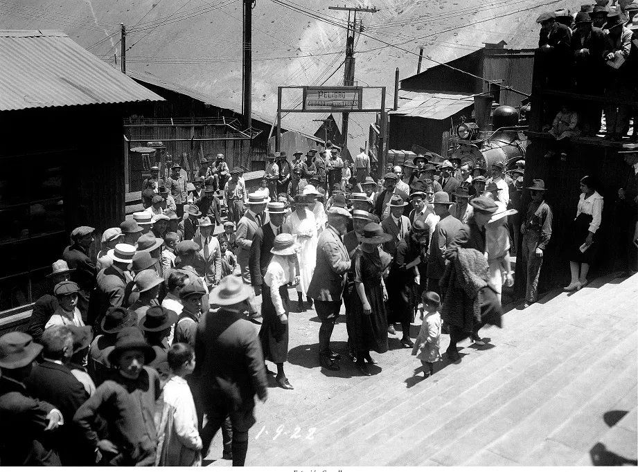 Bienvenida en Sewell, ca 1920