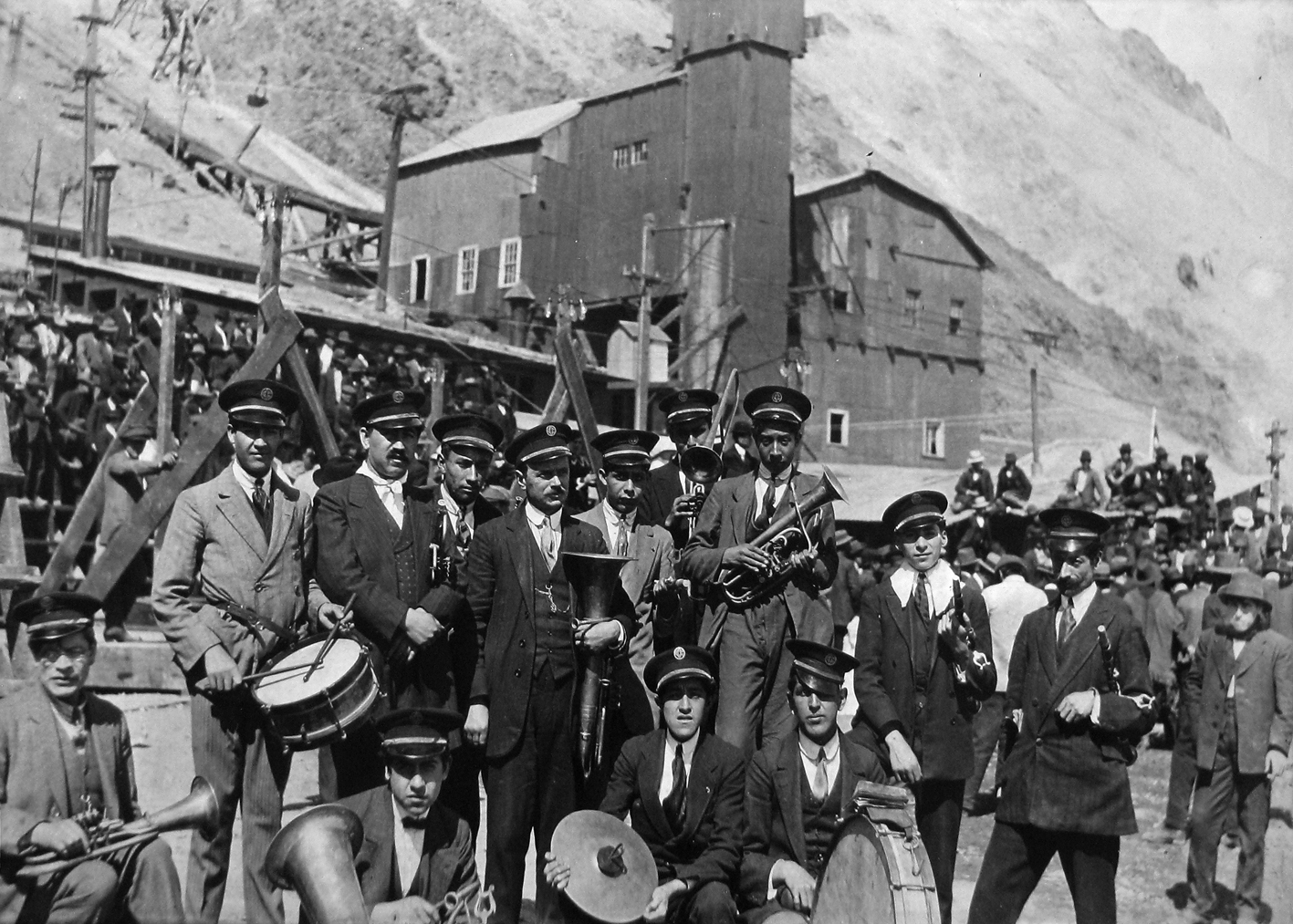 Músicos en Sewell, ca 1920