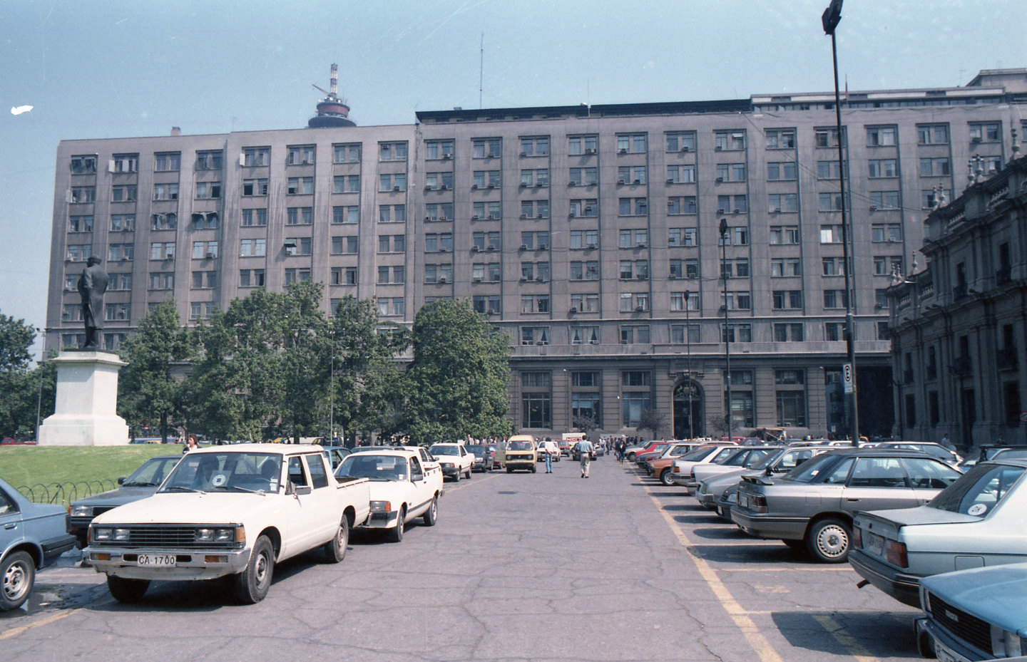 Barrio cívico en 1985