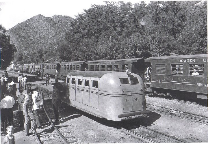 Ferrocarriles detenidos en Sewell, ca. 1930