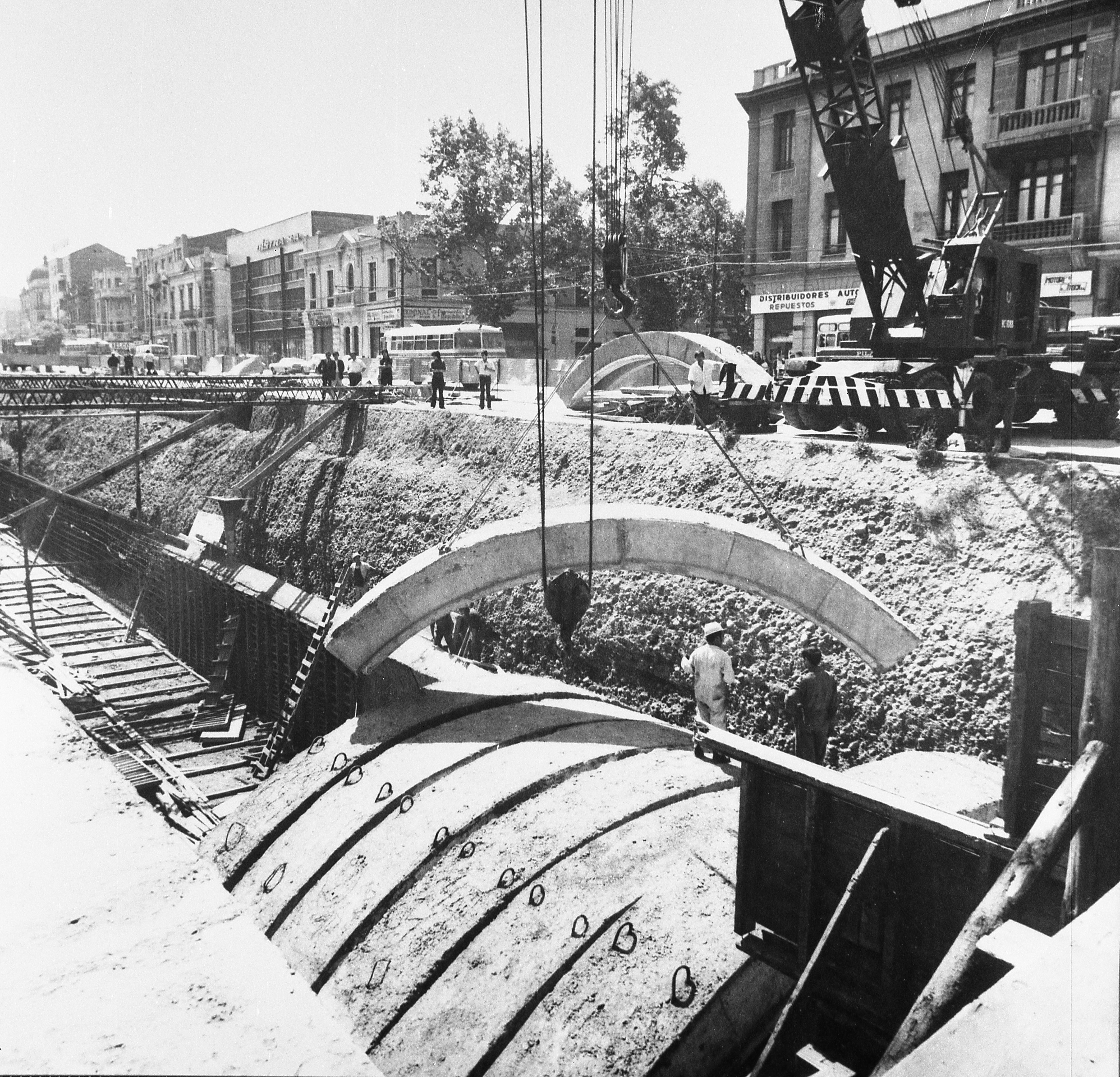 Paso Carretera Norte Sur en 1971