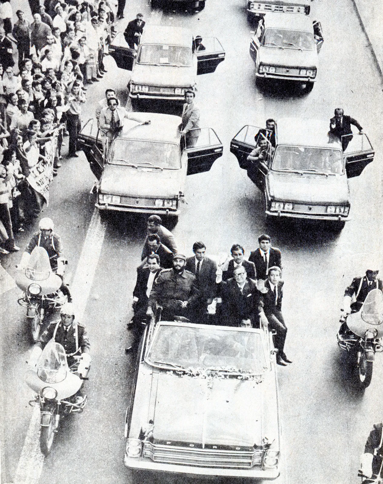 Visita de Fidel Castro a Chile en 1971